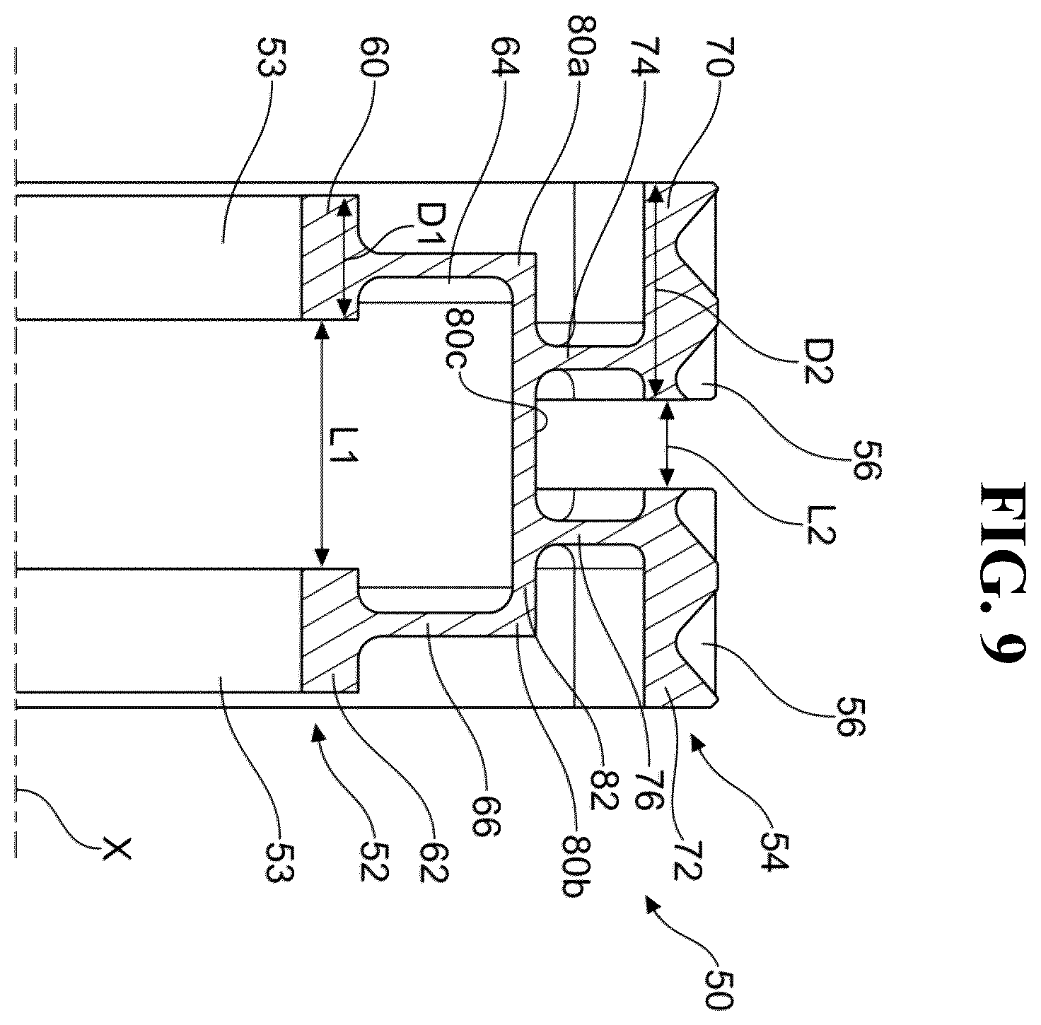Patent US12378917 Figure 9 – Sun gear for a mechanical reduction gear of an aircraft turbomachine