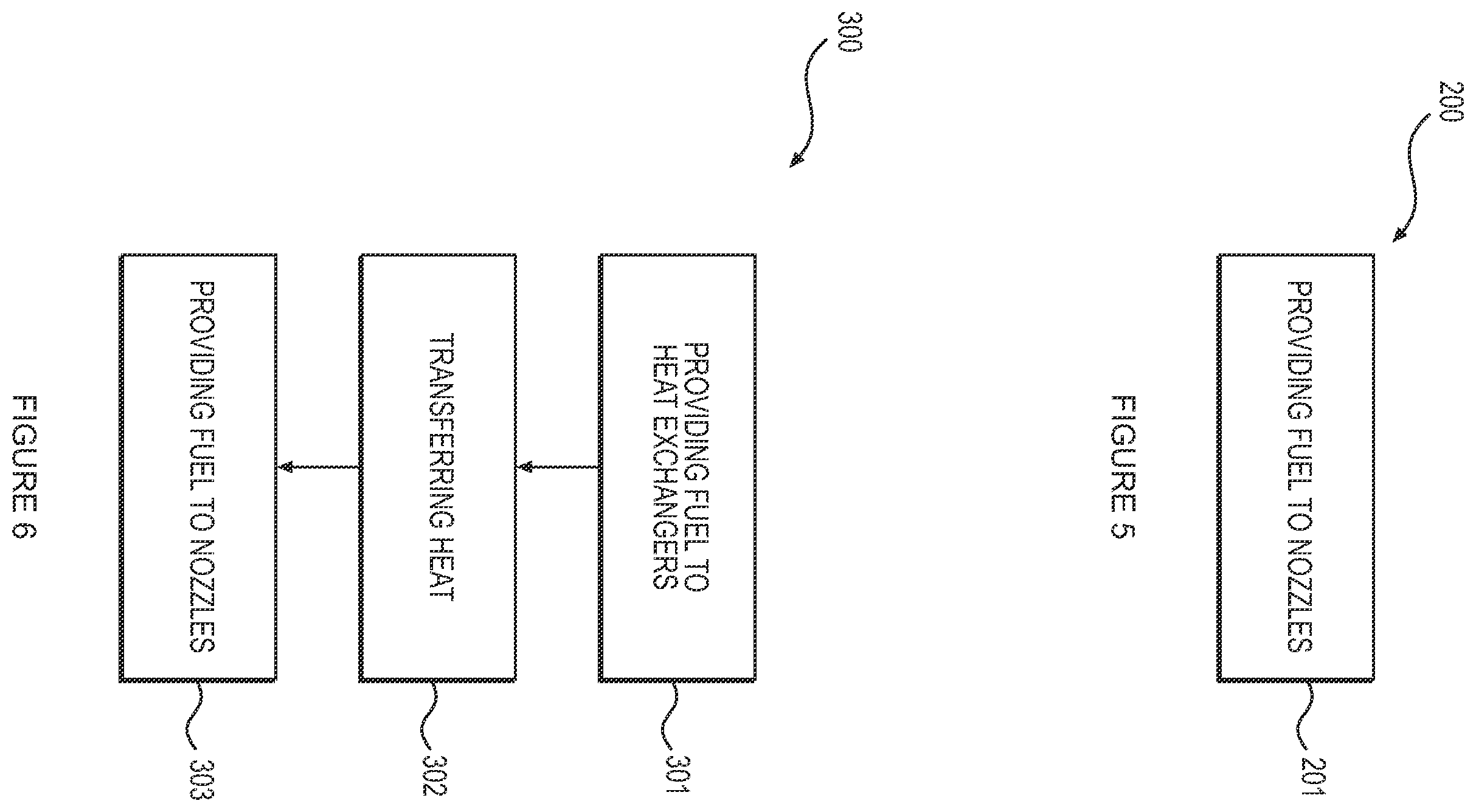 Patent US12378920 Figure 4 – Gas turbine engine comprising fuel-oil heat exchangers fluidly connected to fuel spray nozzles