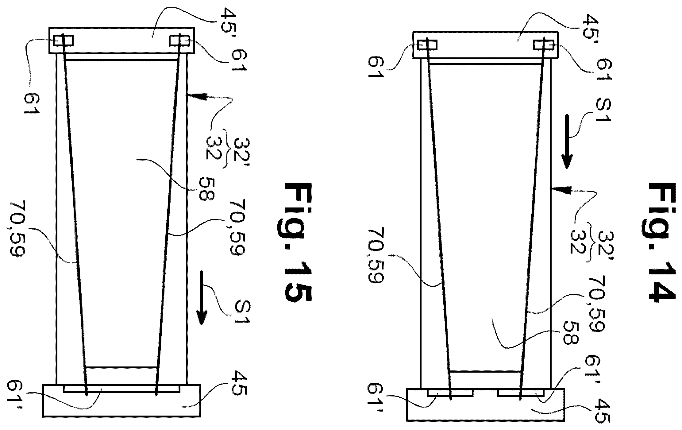 Patent US12378930 Figure 12 – Thrust reverser comprising movable cascades and a sealing membrane