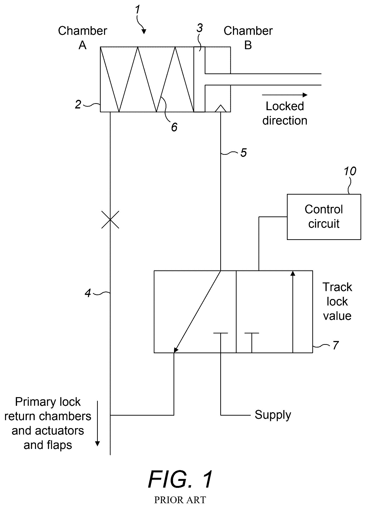Patent US12378931 Figure 1 – Hydraulically actuated mechanical lock assembly