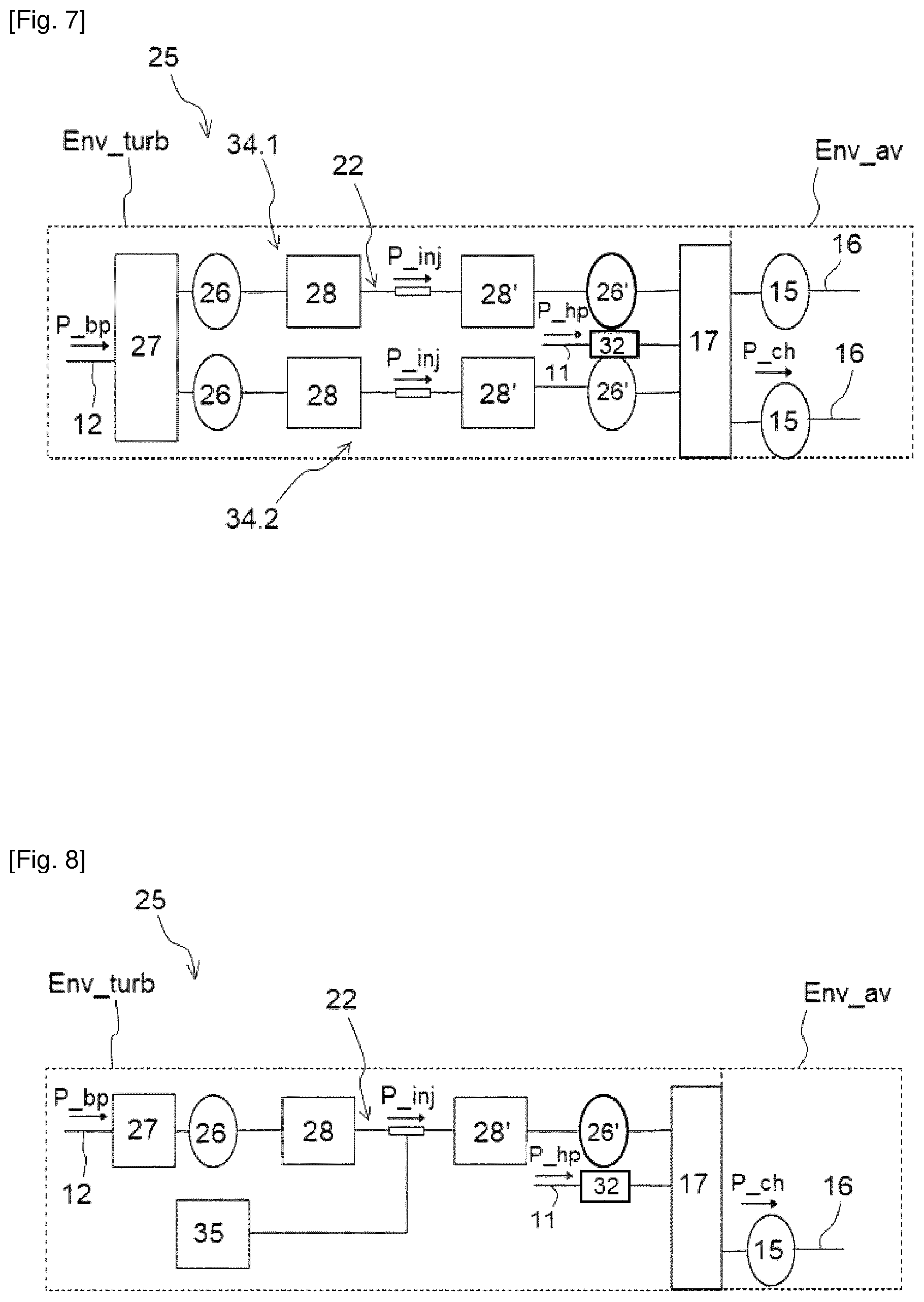 Patent US12378933 Figure 4 – System for converting and transporting electrical energy for the internal hybridisation of an aircraft turbomachine