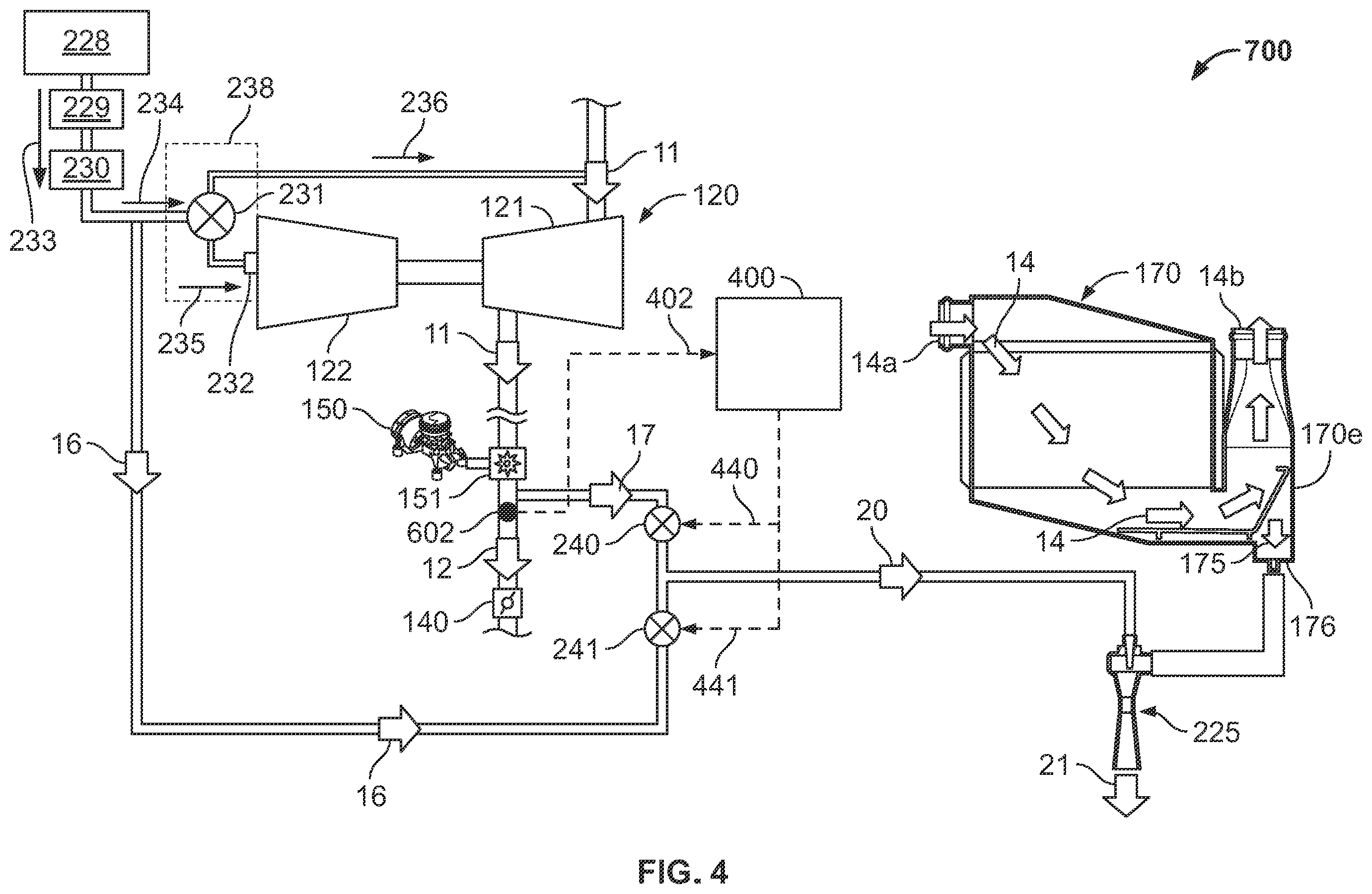 Patent US12378934 Figure 5 – Low-pressure EGR system with condensate management
