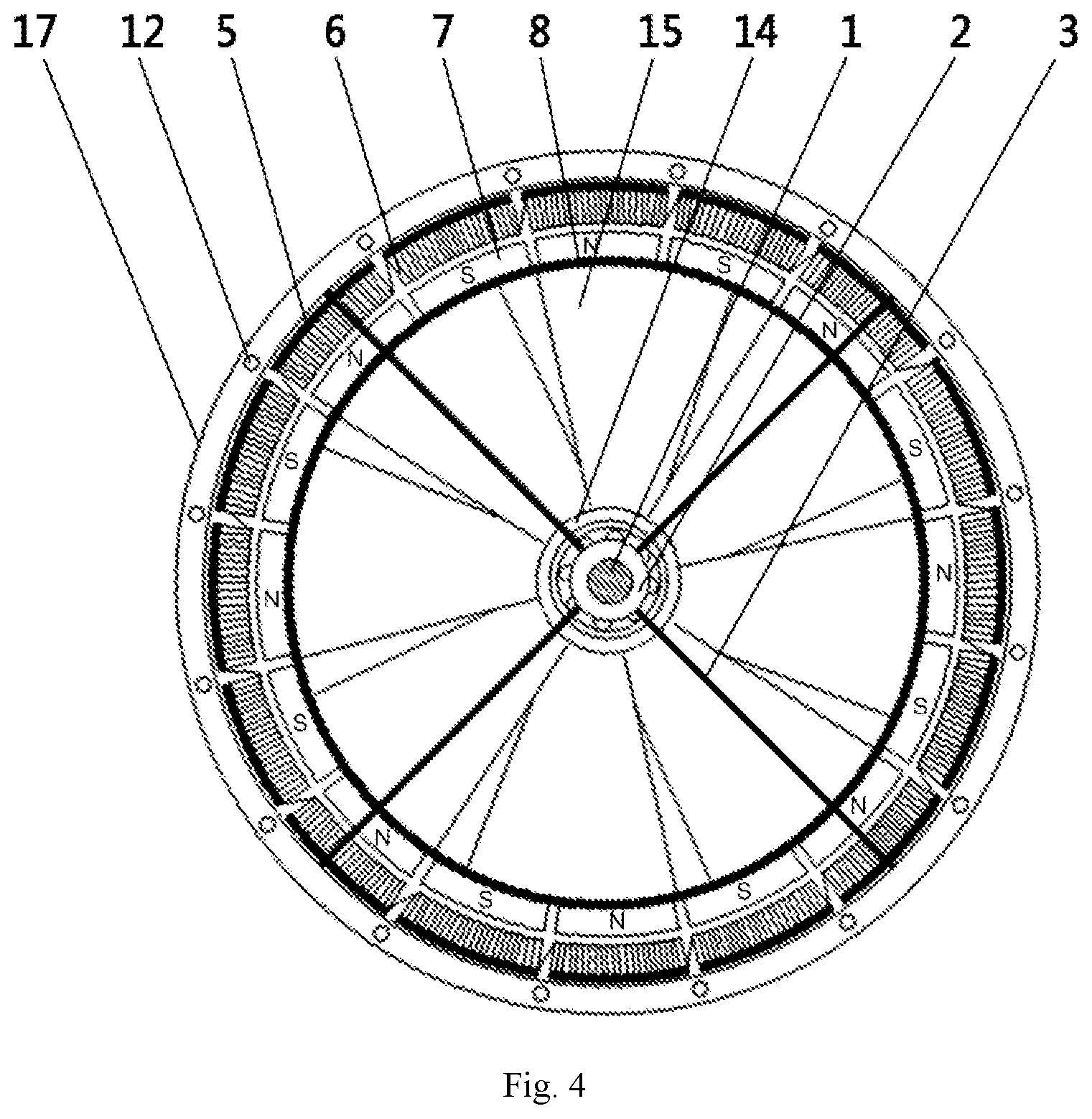 Patent US12378940 Figure 4 – Underwater ducted hydroelectric power generation system