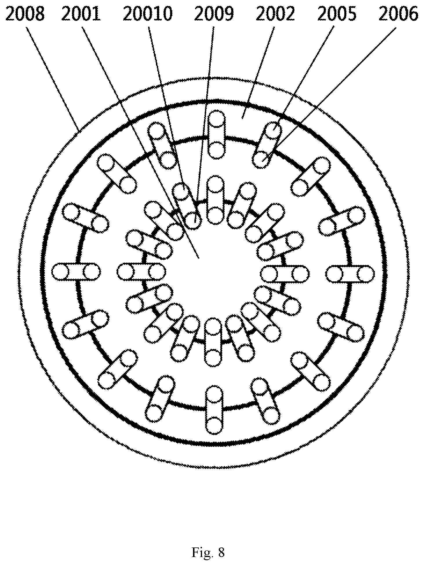 Patent US12378940 Figure 8 – Underwater ducted hydroelectric power generation system