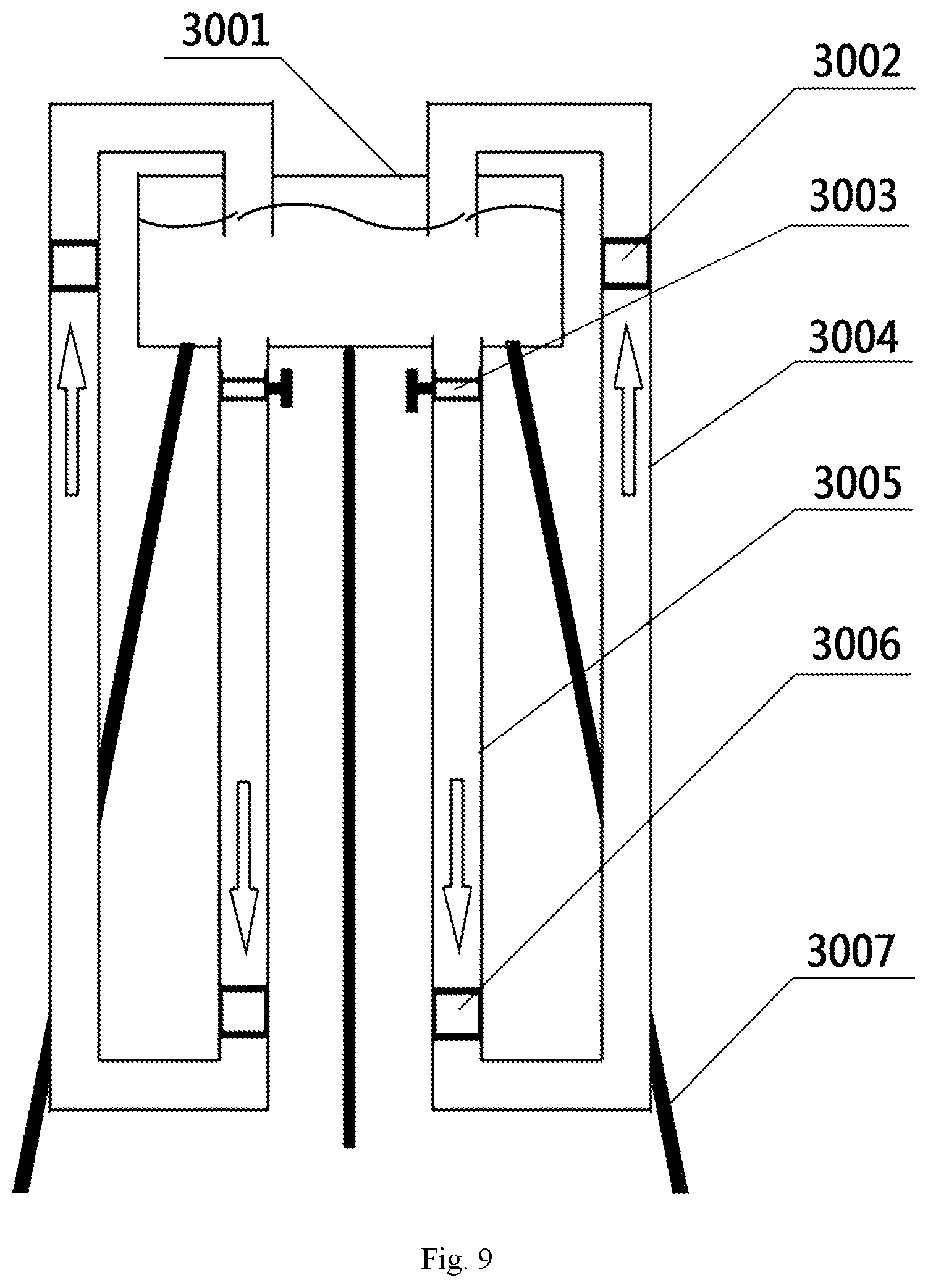 Patent US12378940 Figure 9 – Underwater ducted hydroelectric power generation system