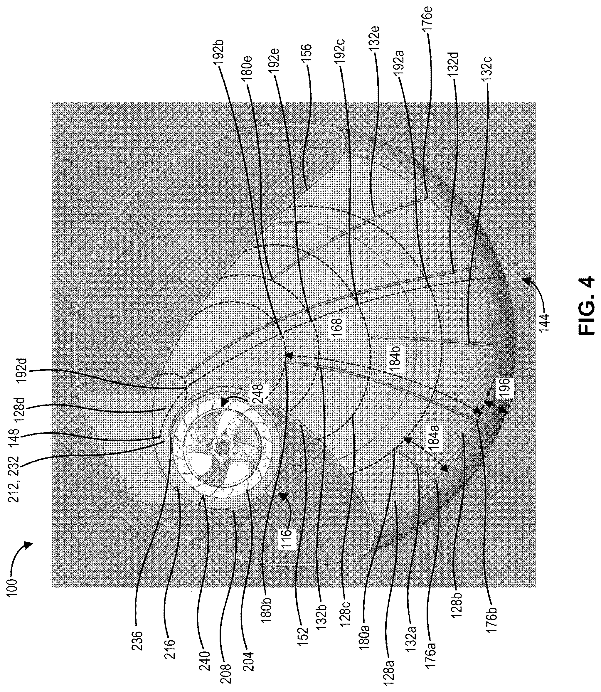 Patent US12378945 Figure 4 – Wind turbine system for power generation