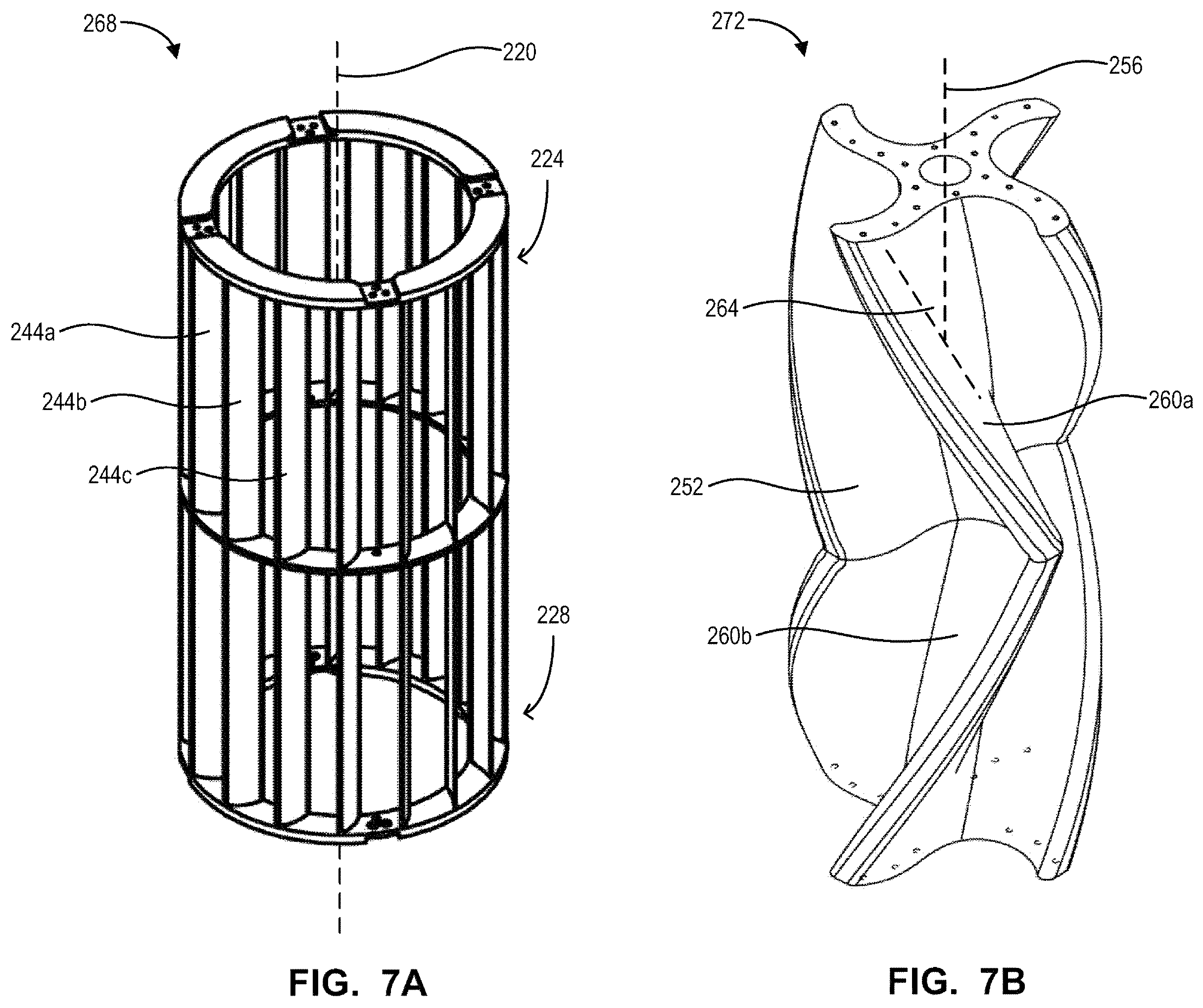 Patent US12378945 Figure 7 – Wind turbine system for power generation
