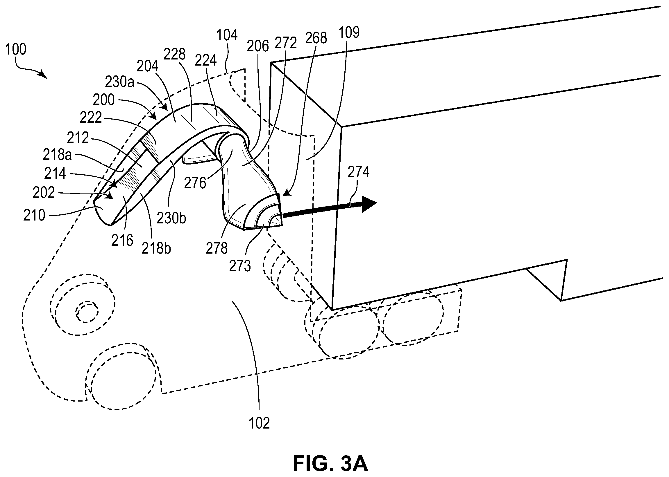 Patent US12378946 Figure 5 – Vehicular wind turbine system for drag reduction