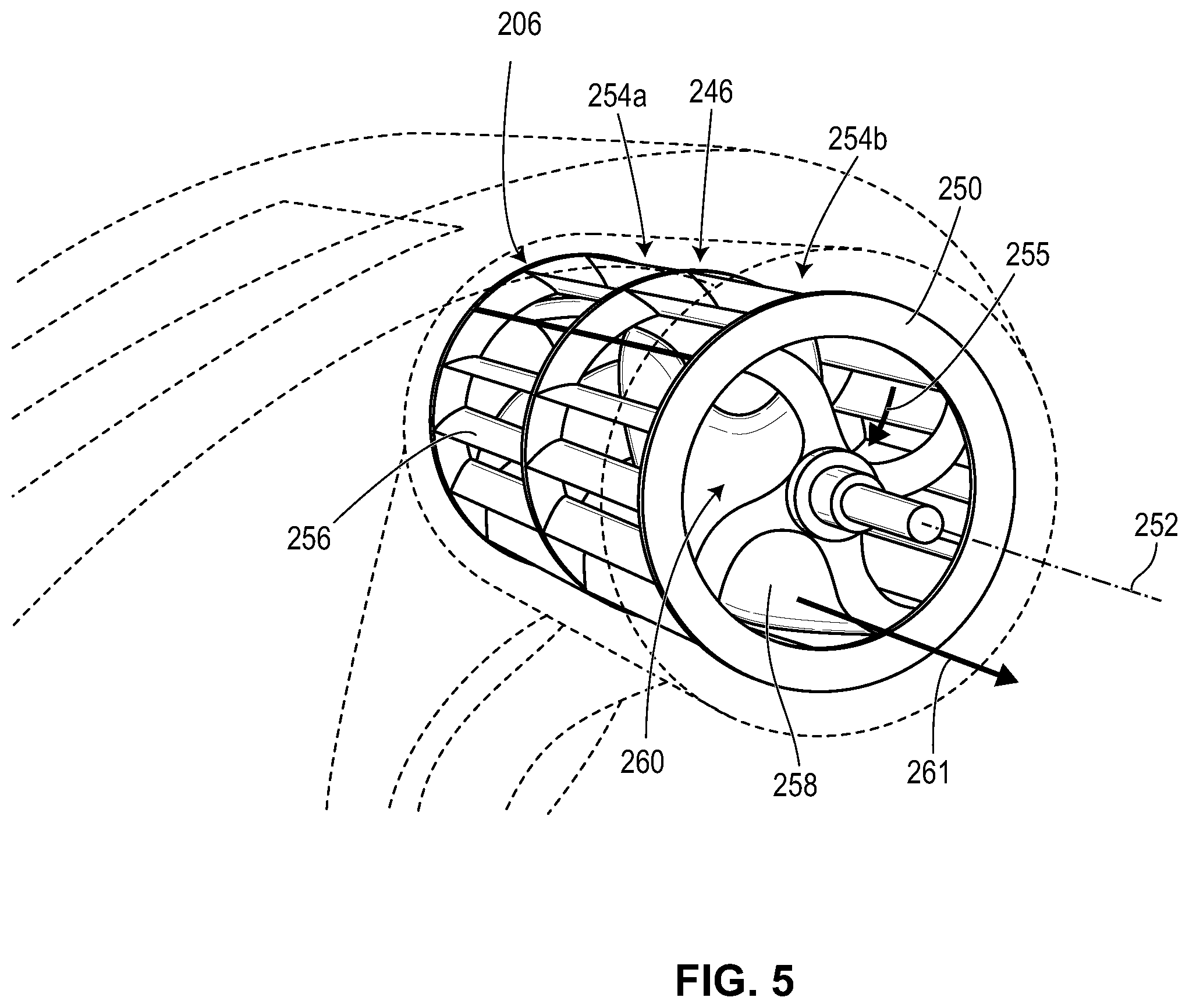 Patent US12378946 Figure 12 – Vehicular wind turbine system for drag reduction