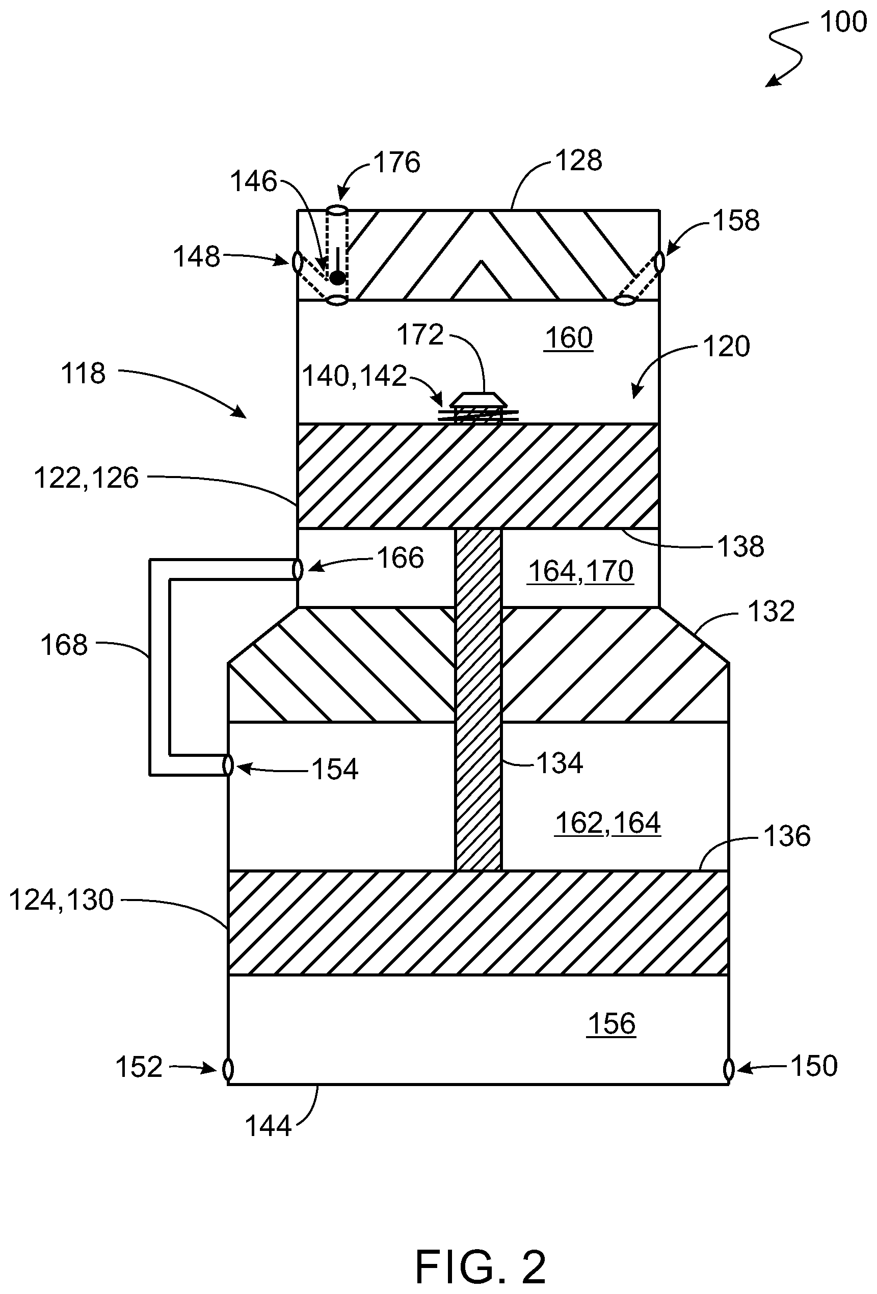 Patent US12378954 Figure 2 – Process pumps and related methods of treating a process line