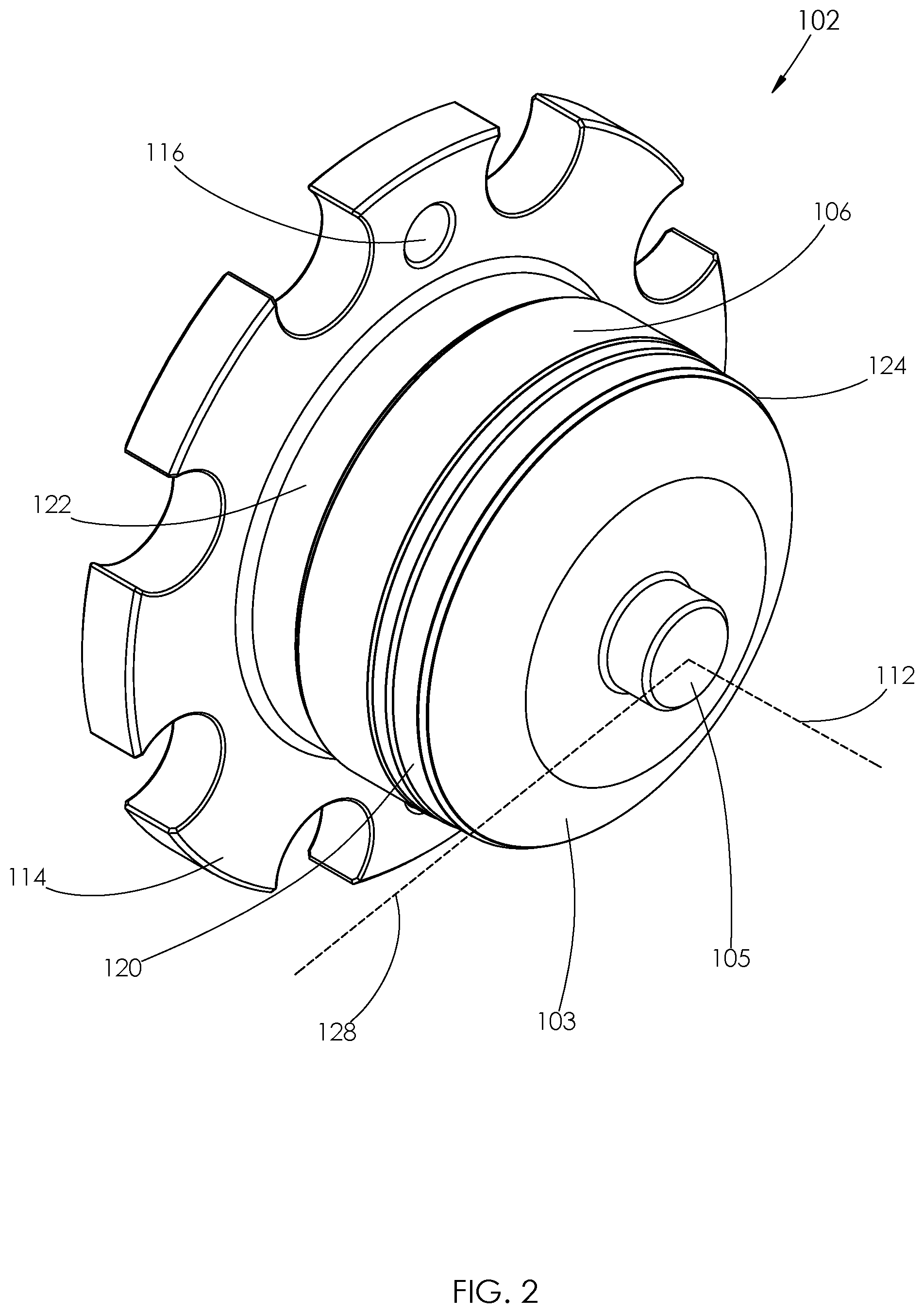 Patent US12378957 Figure 2 – Fluid end plug with bore clearance