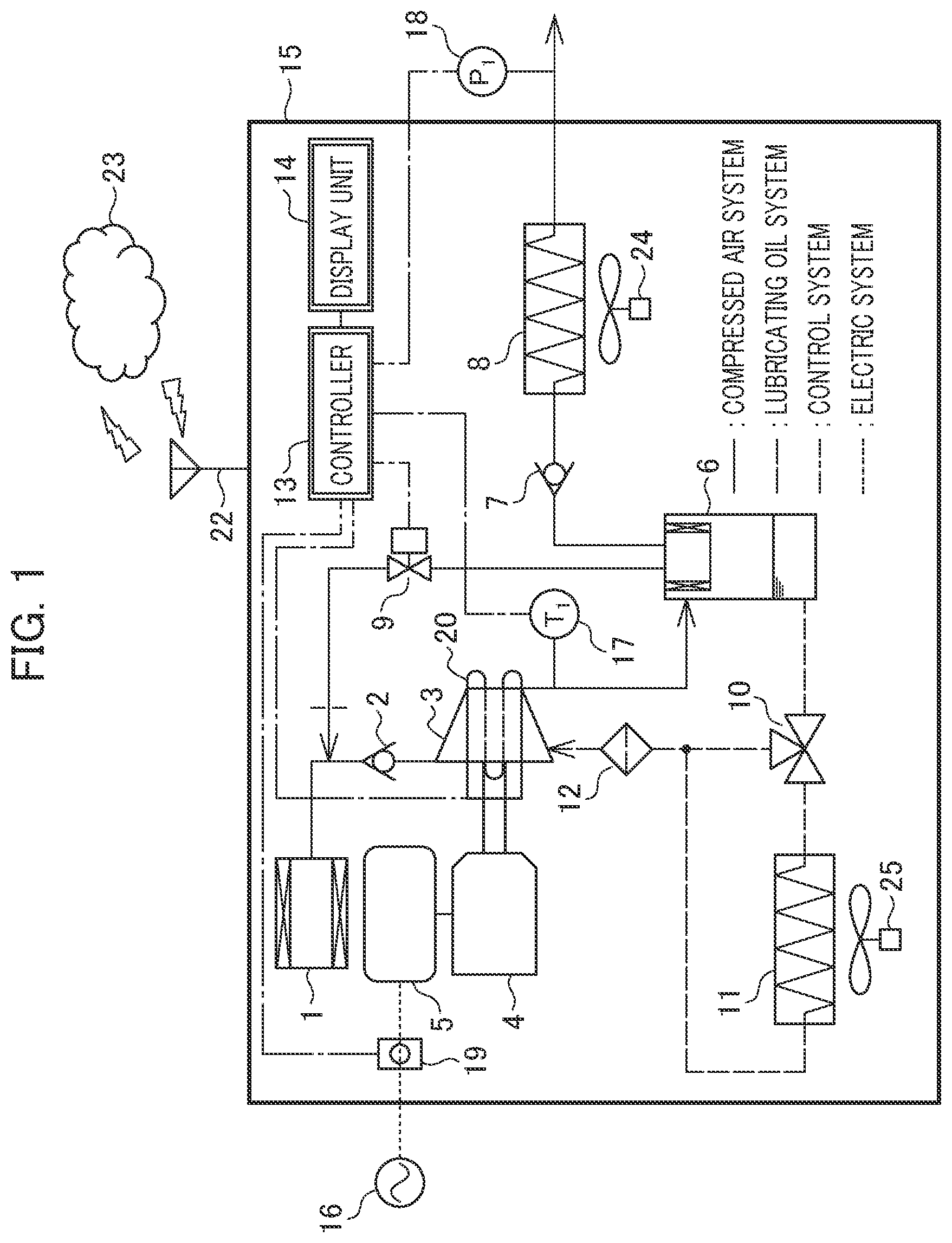 Patent US12378964 Figure 1 – Gas compressor