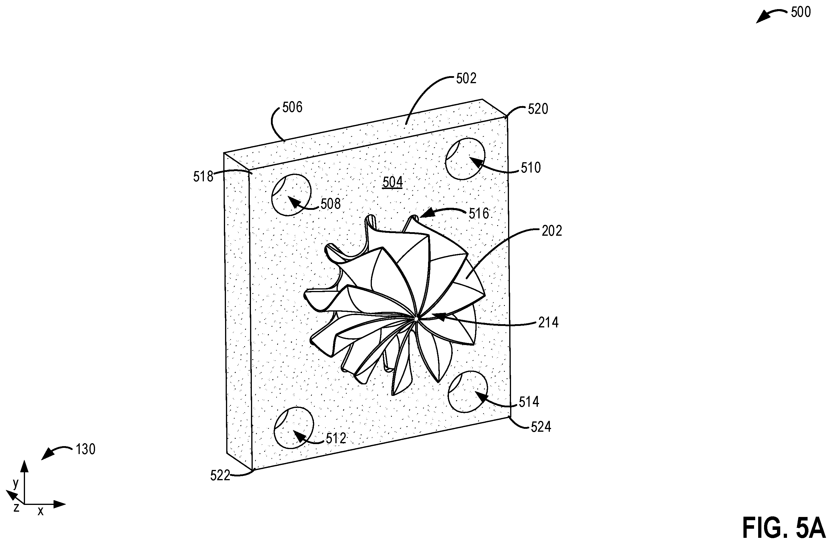 Patent US12378972 Figure 8 – Systems for manufacturing an impeller wheel assembly