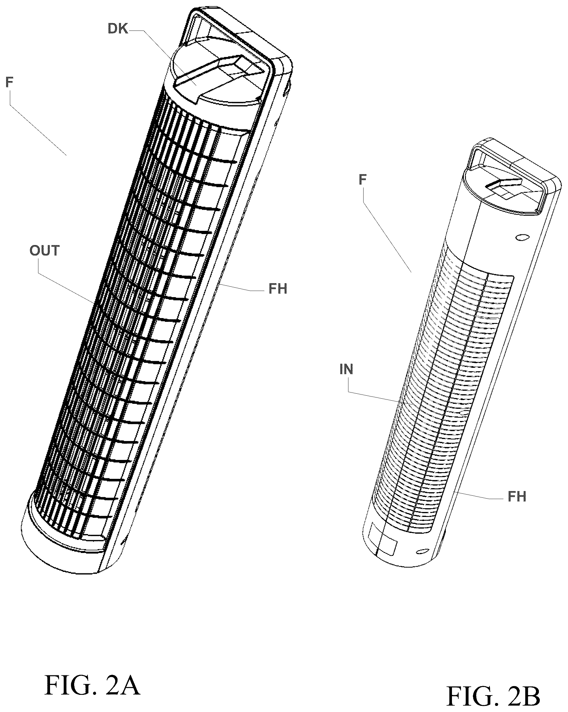 Patent US12378973 Figure 3 – Modular tower fan
