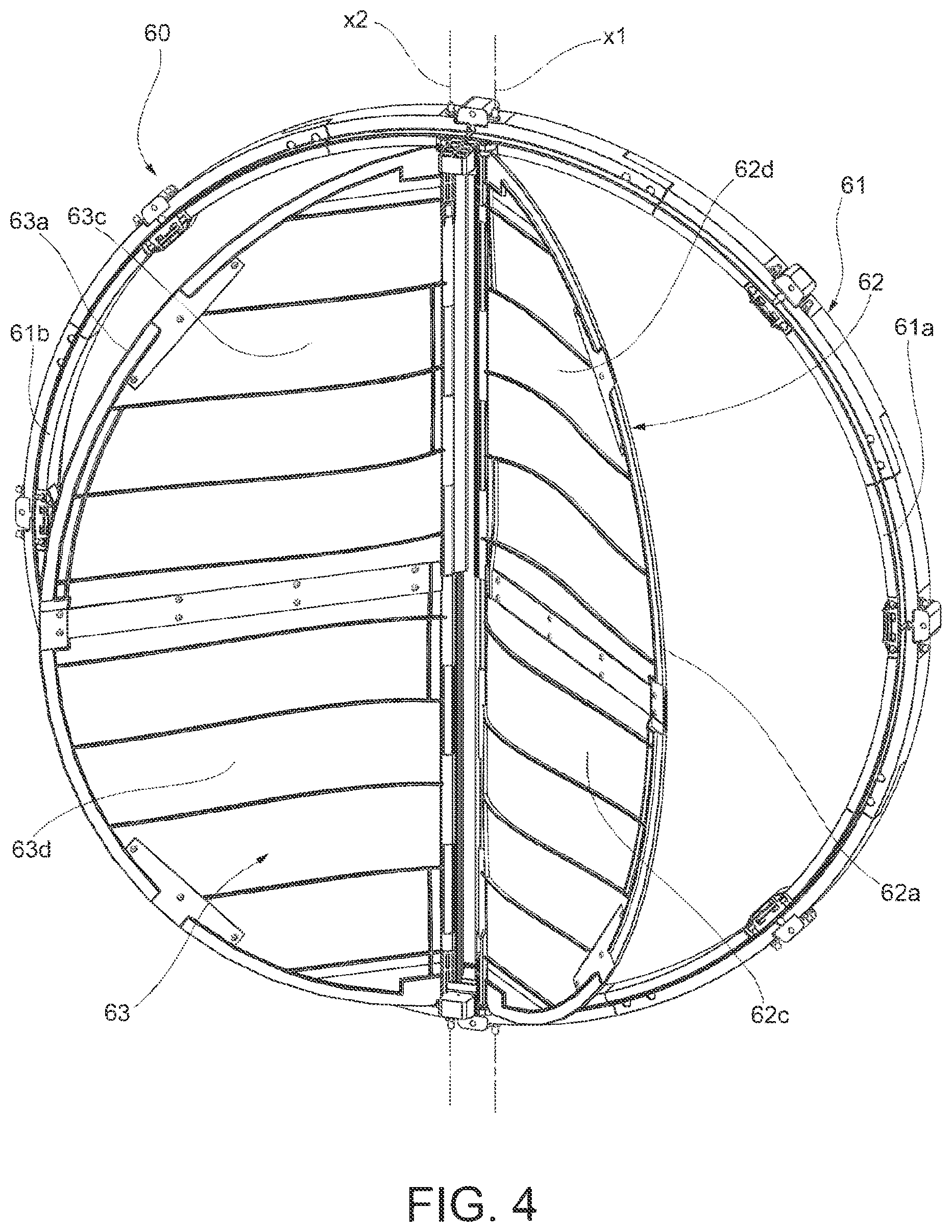 Patent US12378974 Figure 4 – Damper for fan