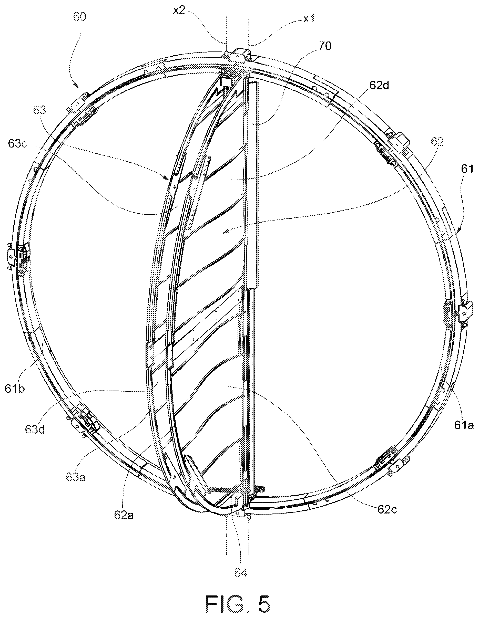 Patent US12378974 Figure 5 – Damper for fan