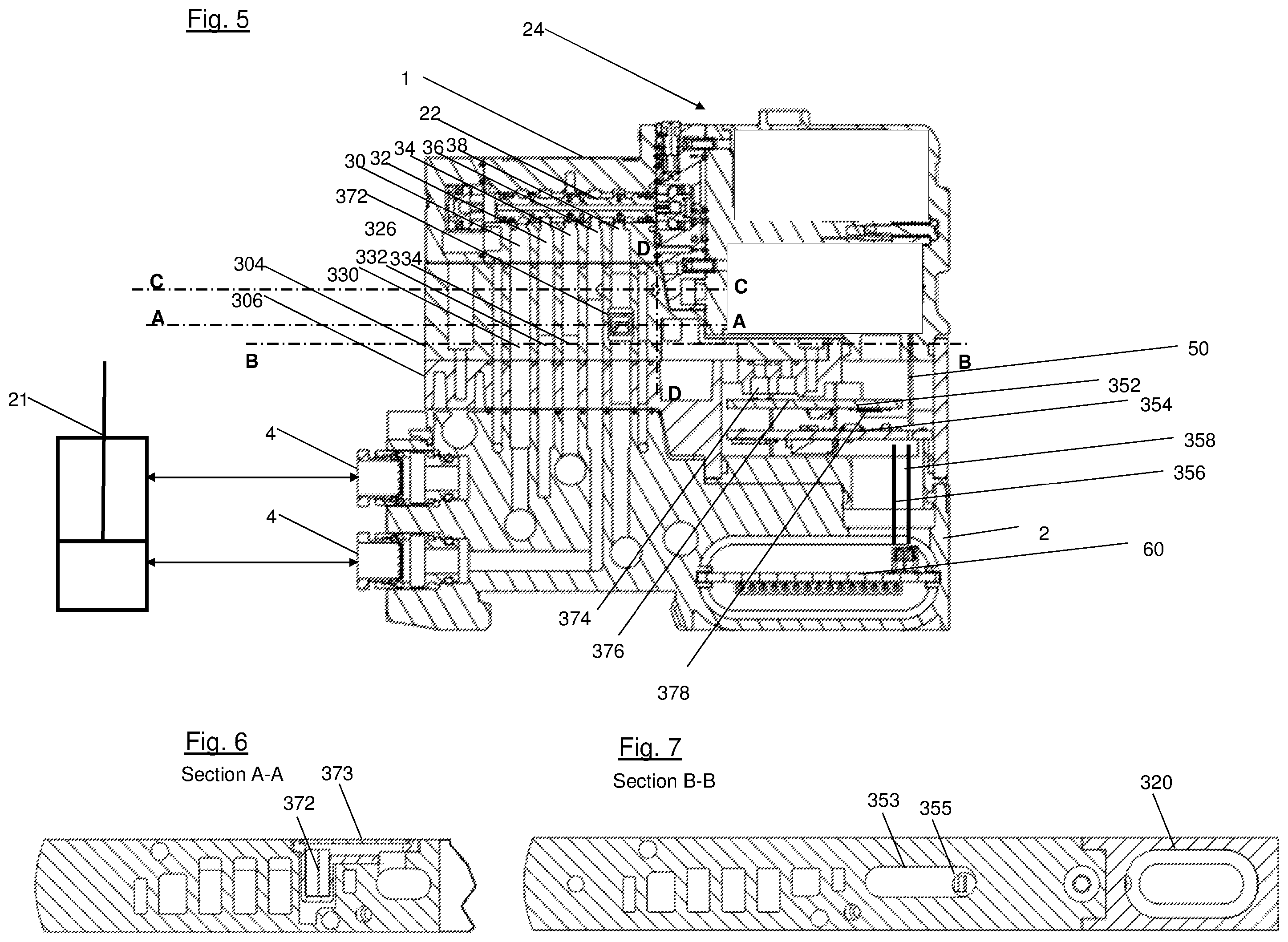 Patent US12378978 Figure 5 – Diagnostic valve island