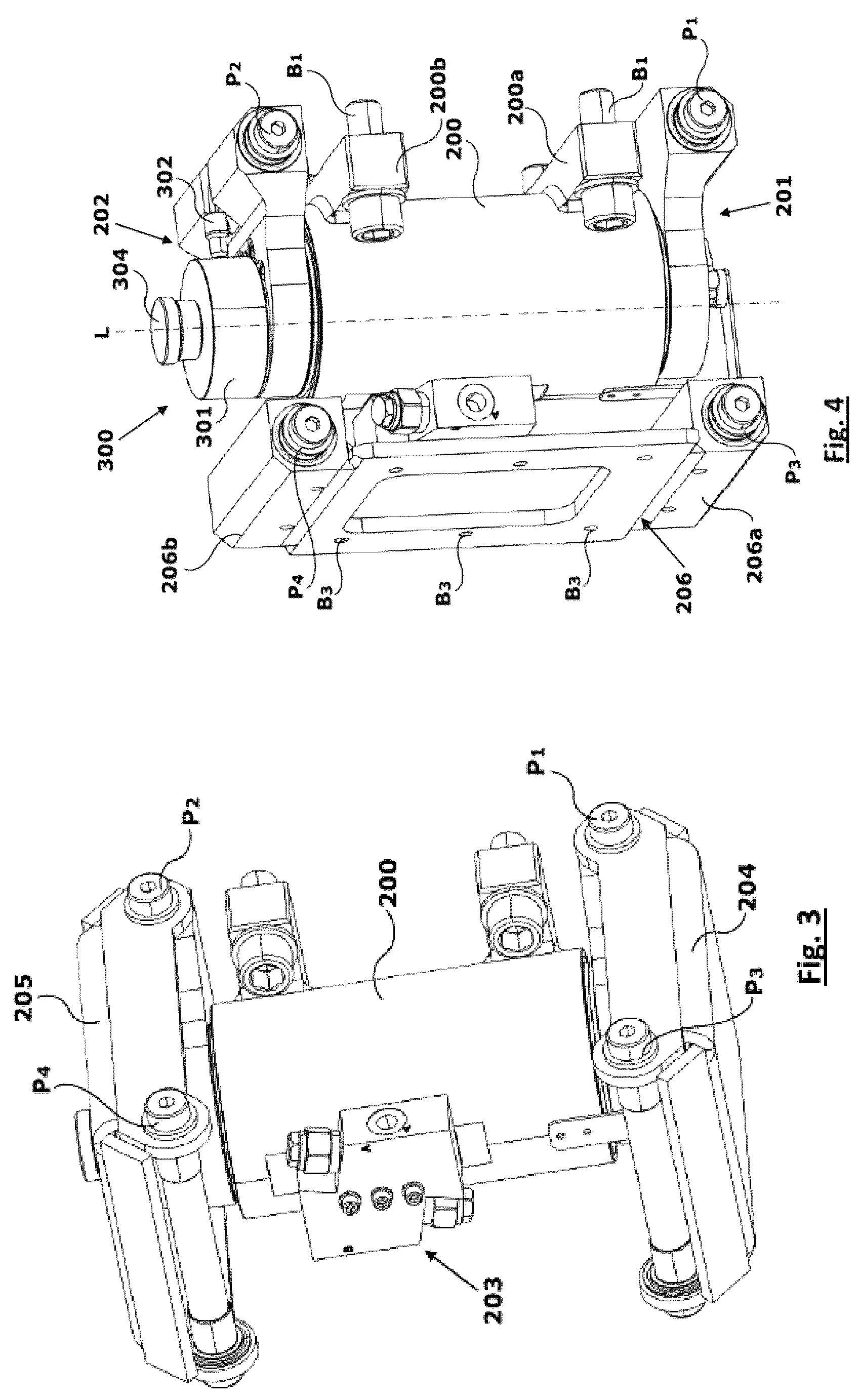 Patent US12378980 Figure 3 – Rotary actuator unit with load control