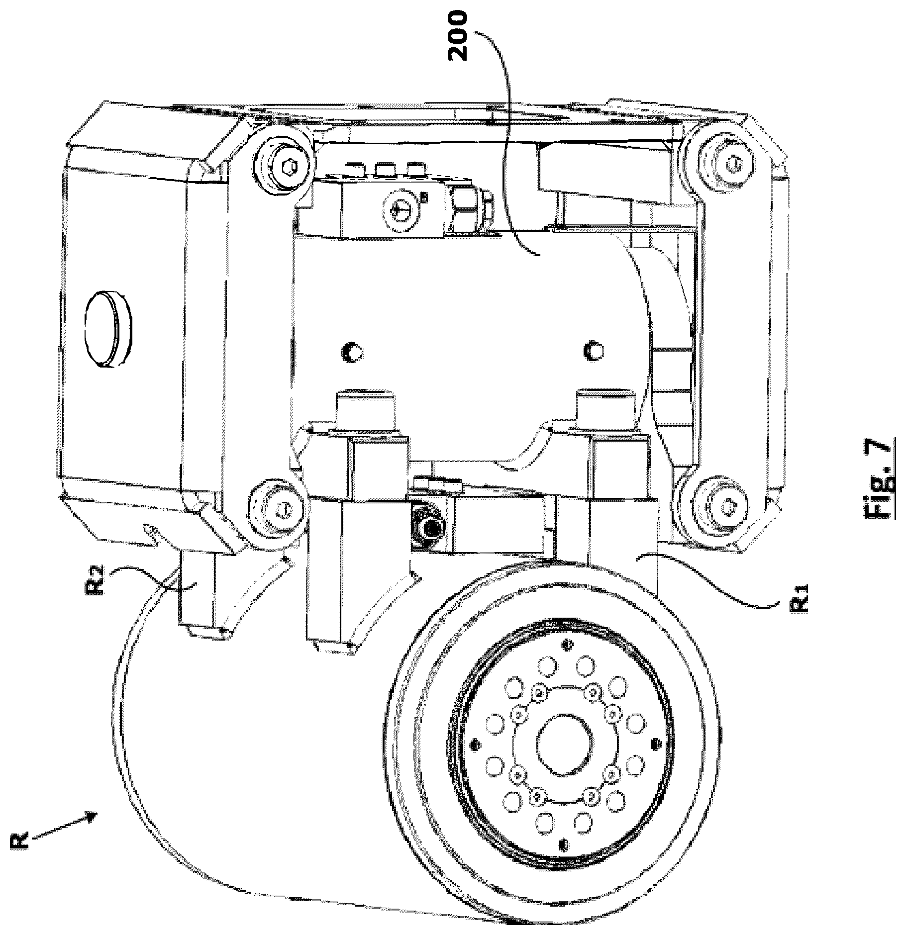 Patent US12378980 Figure 6 – Rotary actuator unit with load control