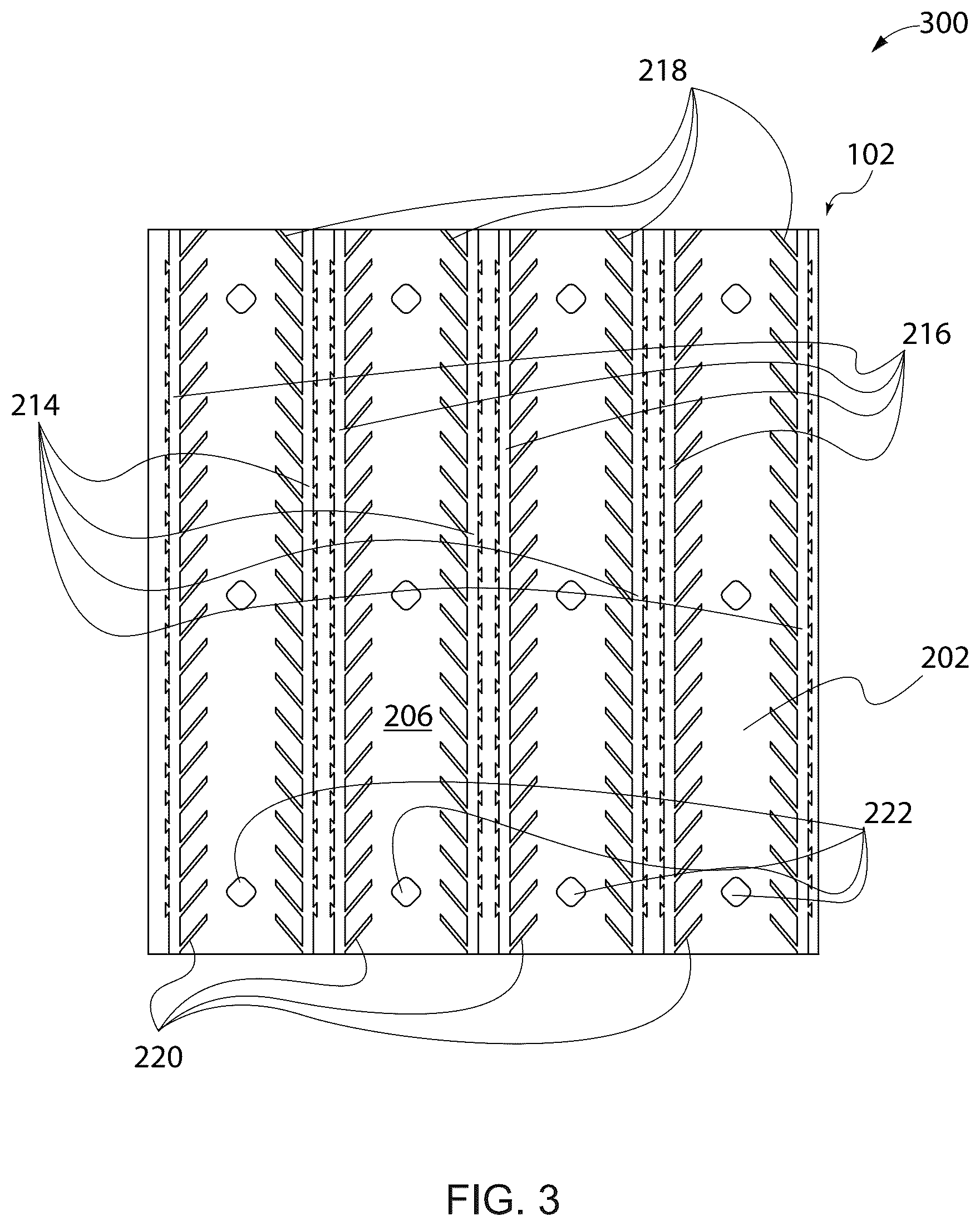 Patent US12378985 Figure 3 – Rack for supporting electronic devices