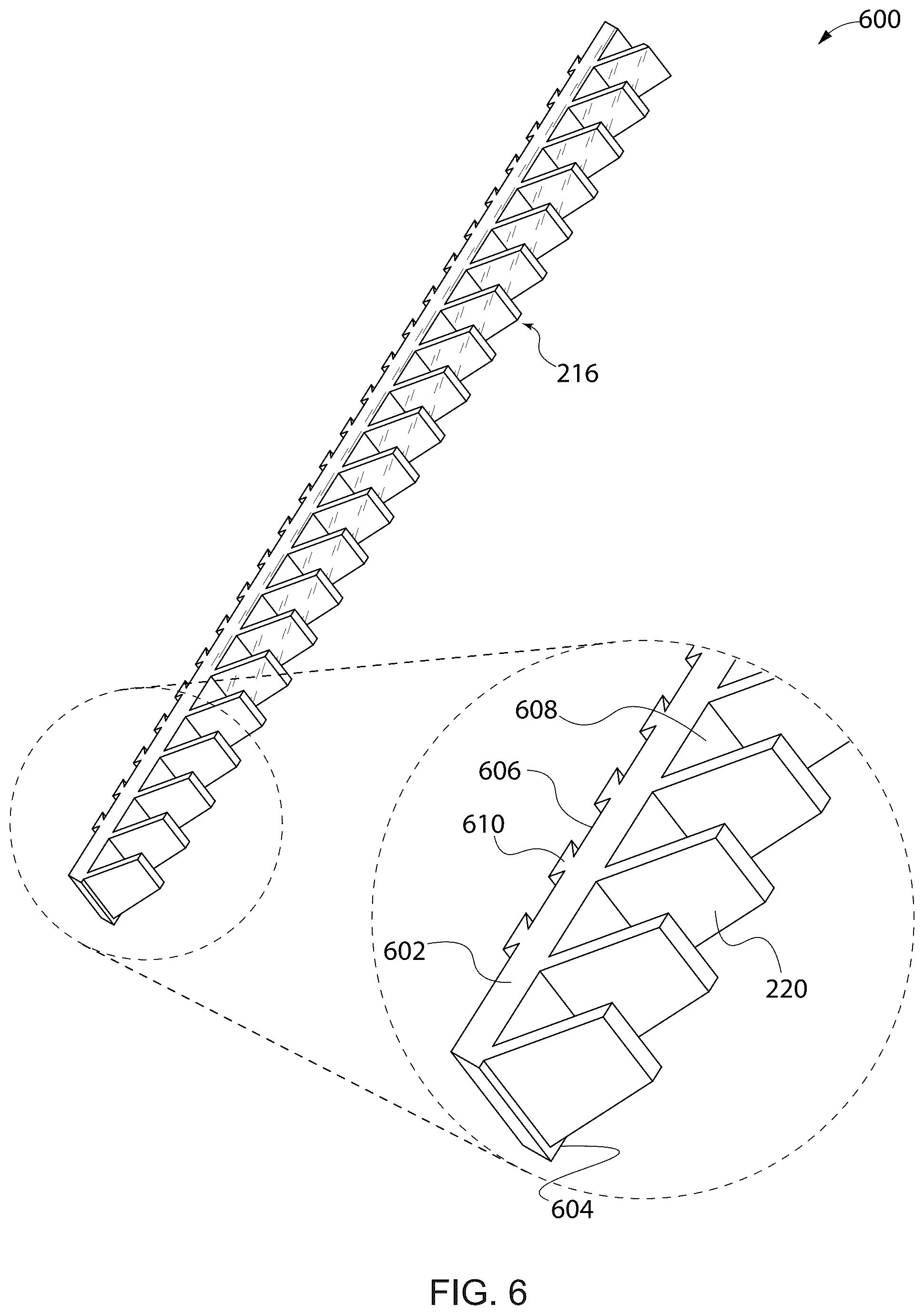 Patent US12378985 Figure 6 – Rack for supporting electronic devices