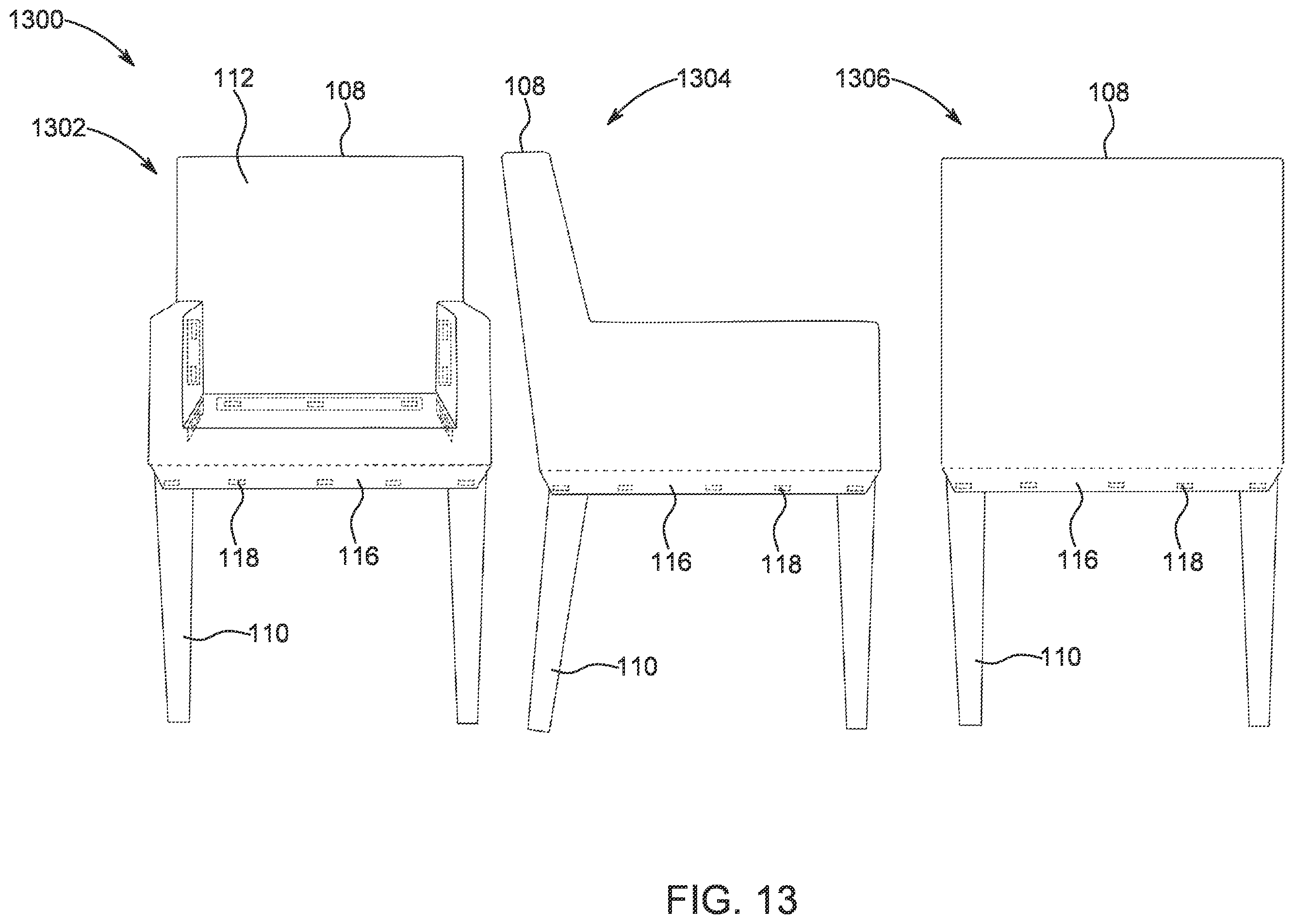Patent US12378986 Figure 14 – Customizable furniture