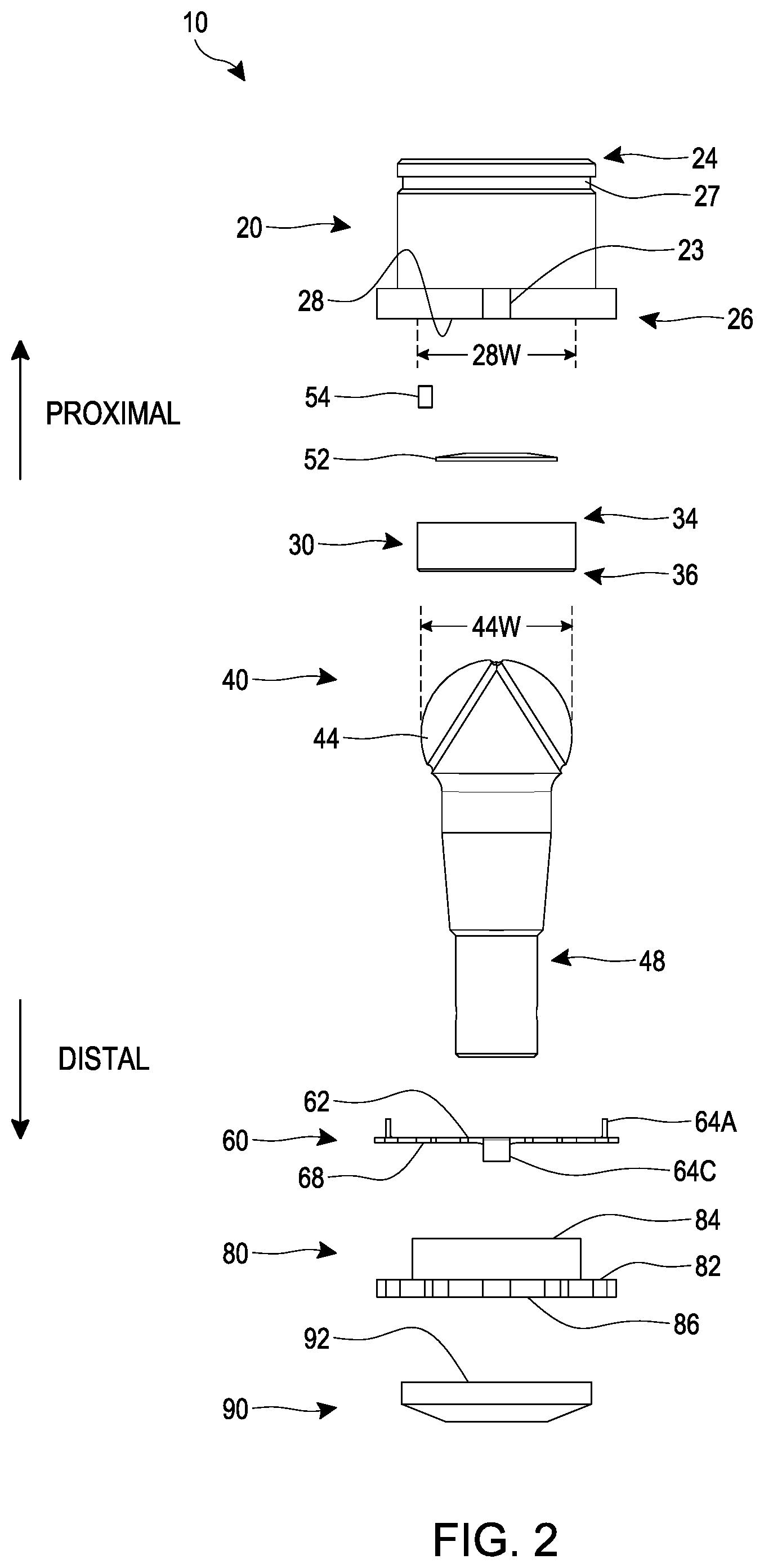 Patent US12378990 Figure 3 – Ball joint assembly