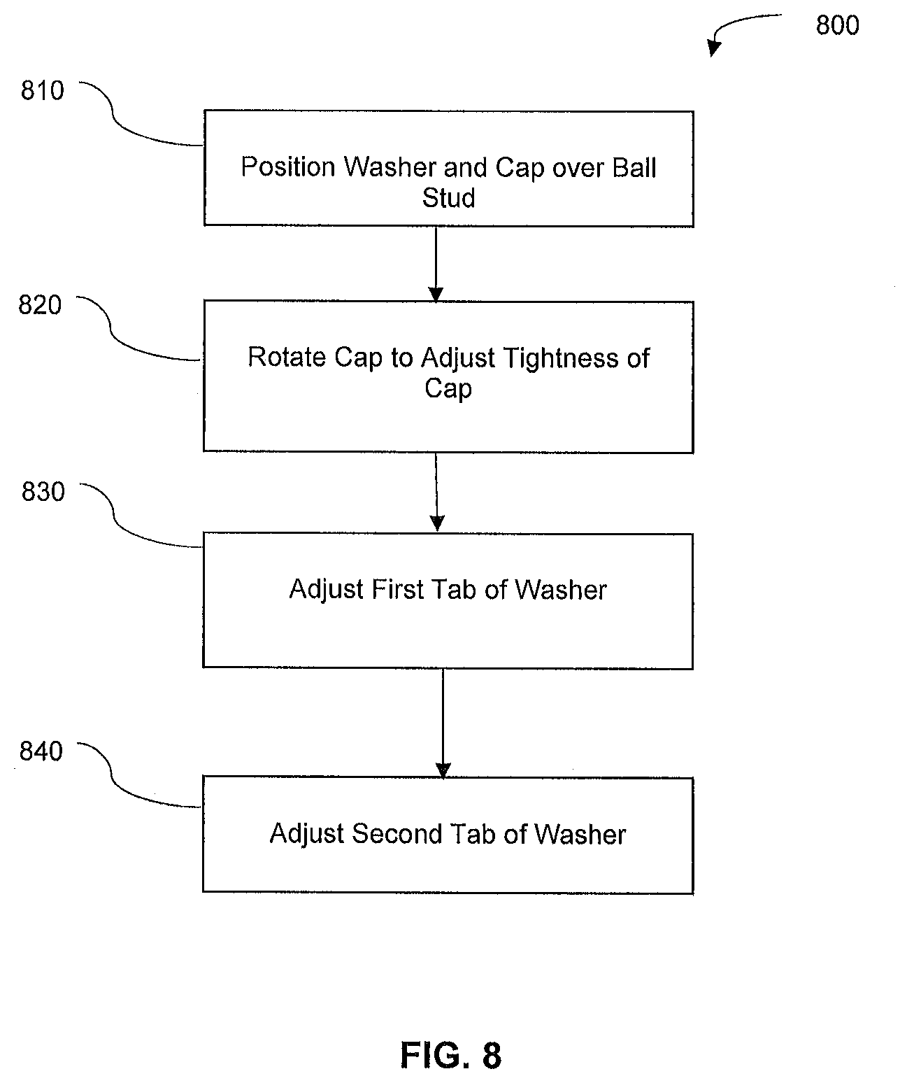 Patent US12378990 Figure 9 – Ball joint assembly