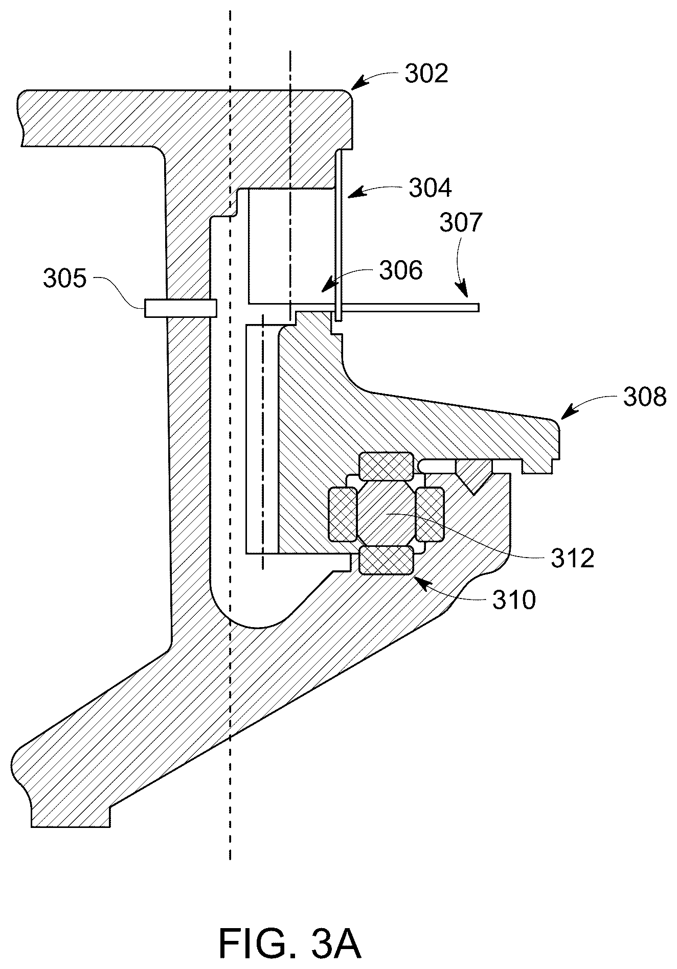 Patent US12378993 Figure 3 – Bearing wear monitoring device for circular clarifier drive