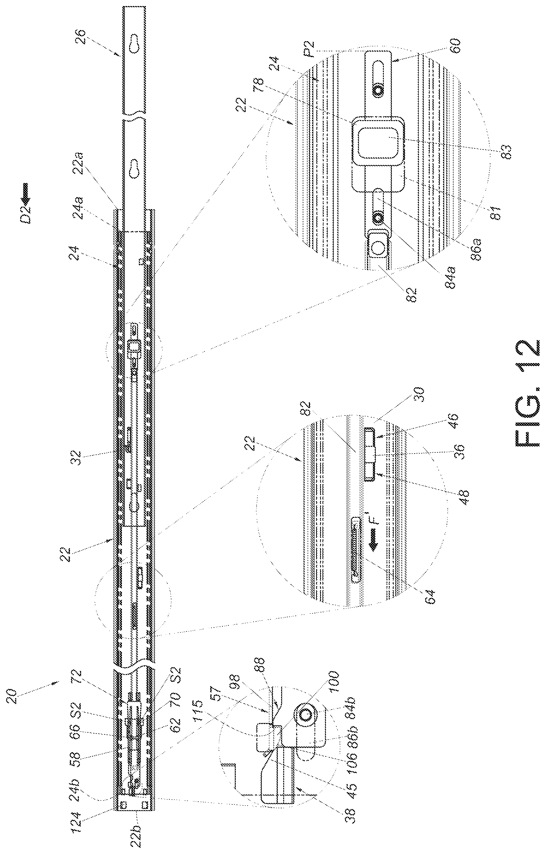 Patent US12378994 Figure 12 – Slide rail assembly