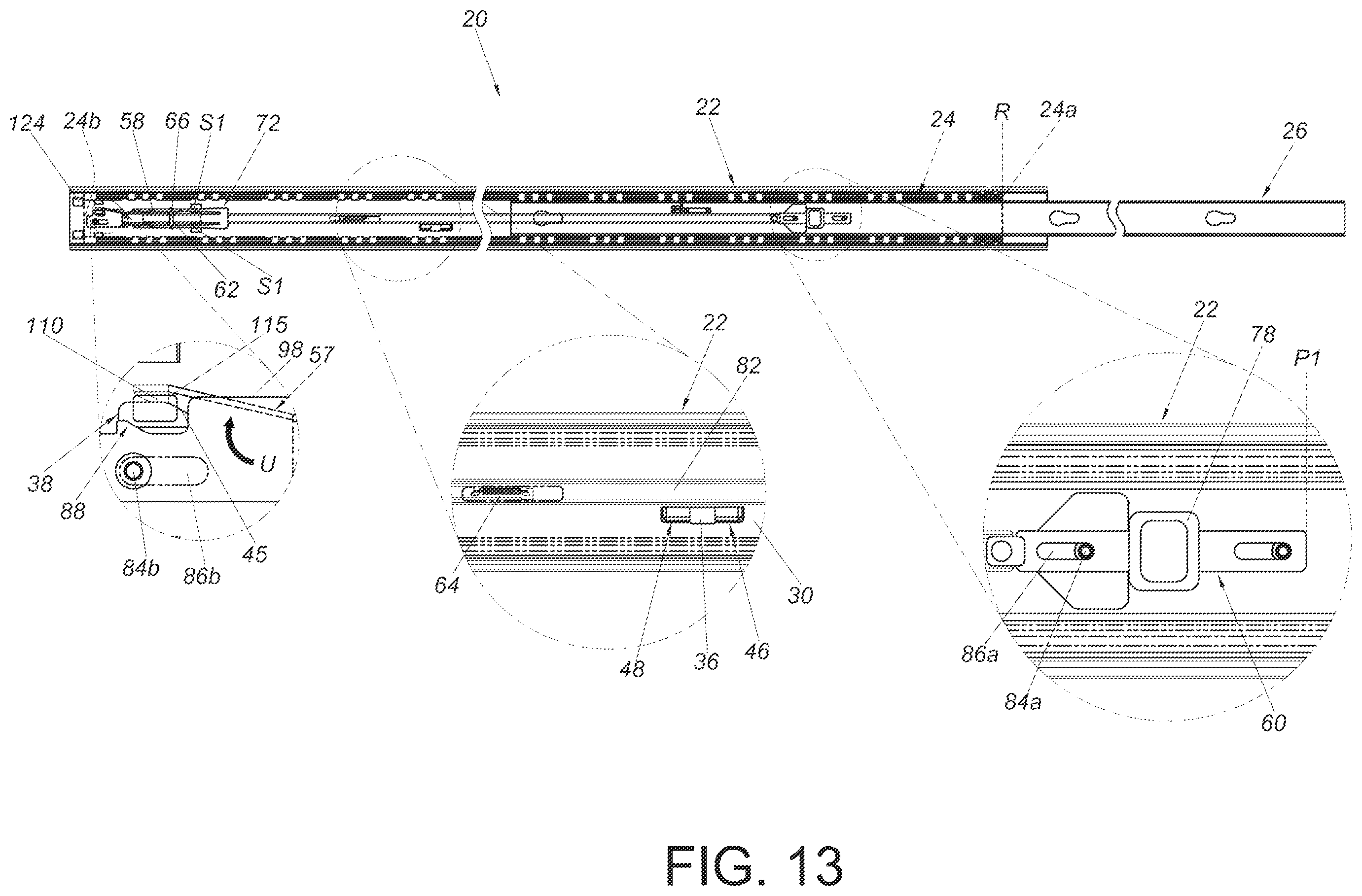 Patent US12378994 Figure 13 – Slide rail assembly