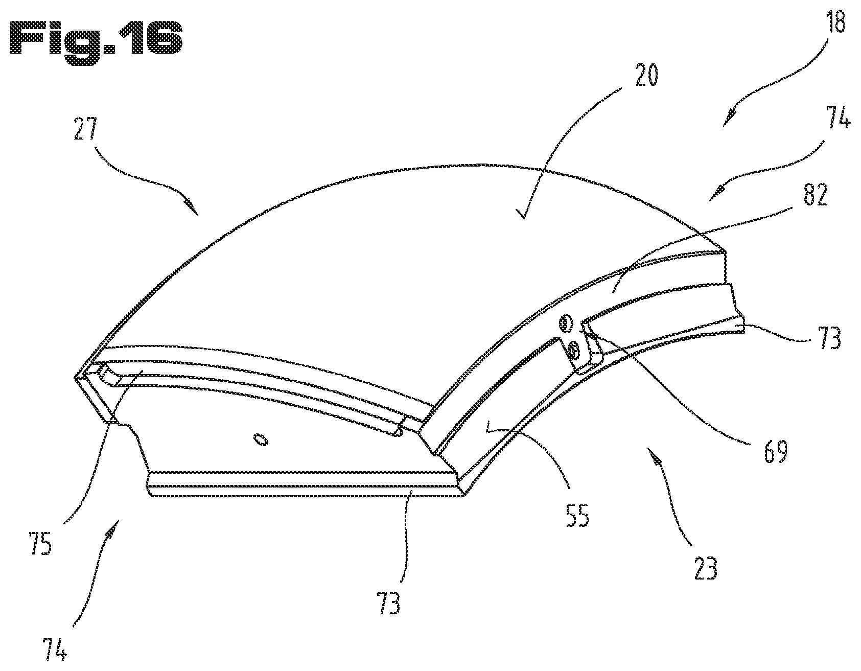 Patent US12378996 Figure 15 – Plain bearing arrangement and nacelle equipped with a plain bearing arrangement for a wind turbine