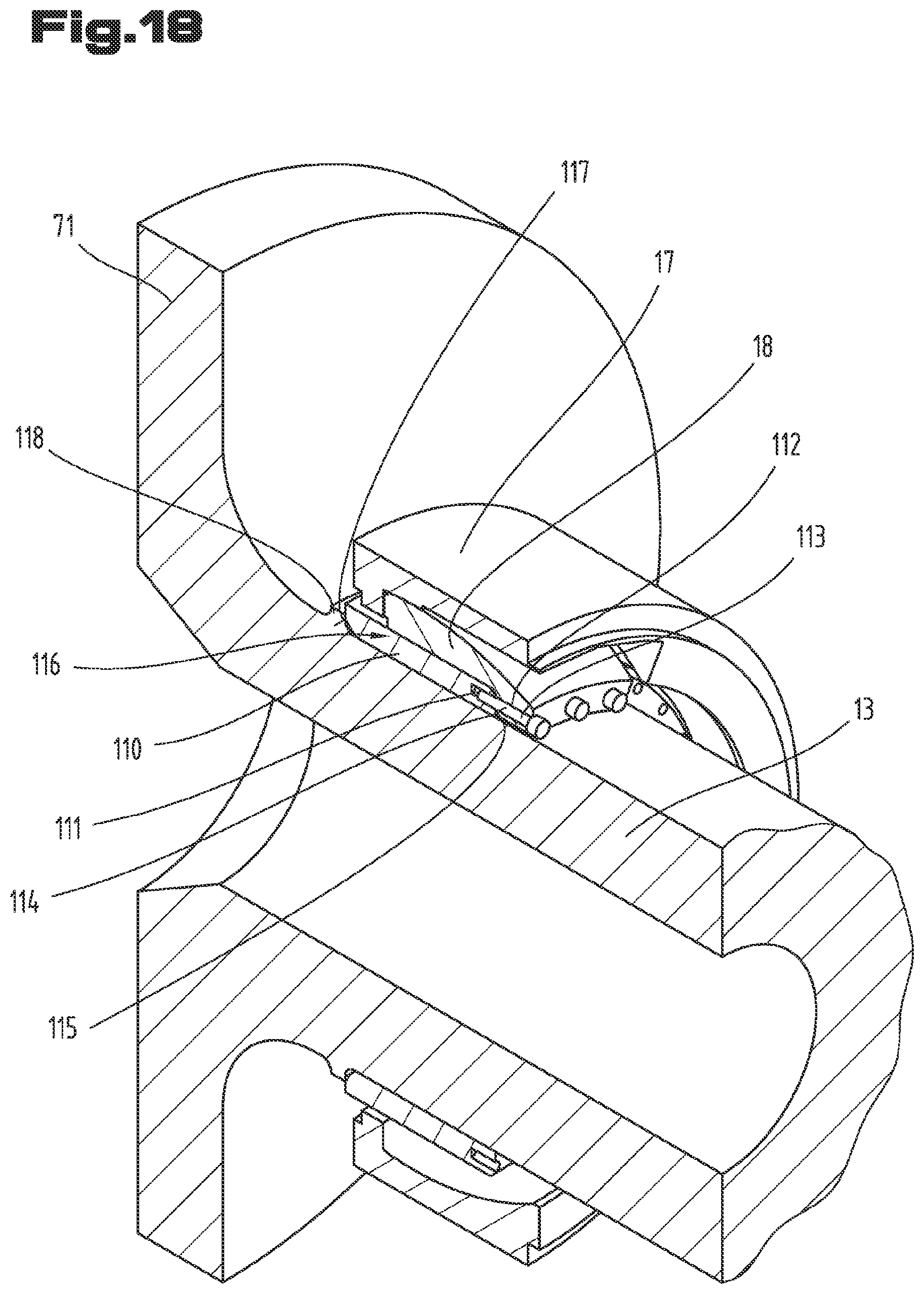Patent US12378996 Figure 17 – Plain bearing arrangement and nacelle equipped with a plain bearing arrangement for a wind turbine