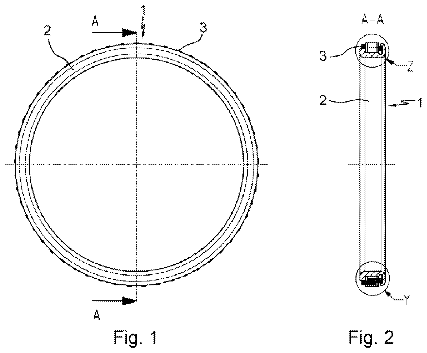 Patent US12378997 Figure 1 – Inner-ring-fastened roller sleeve and method for producing same