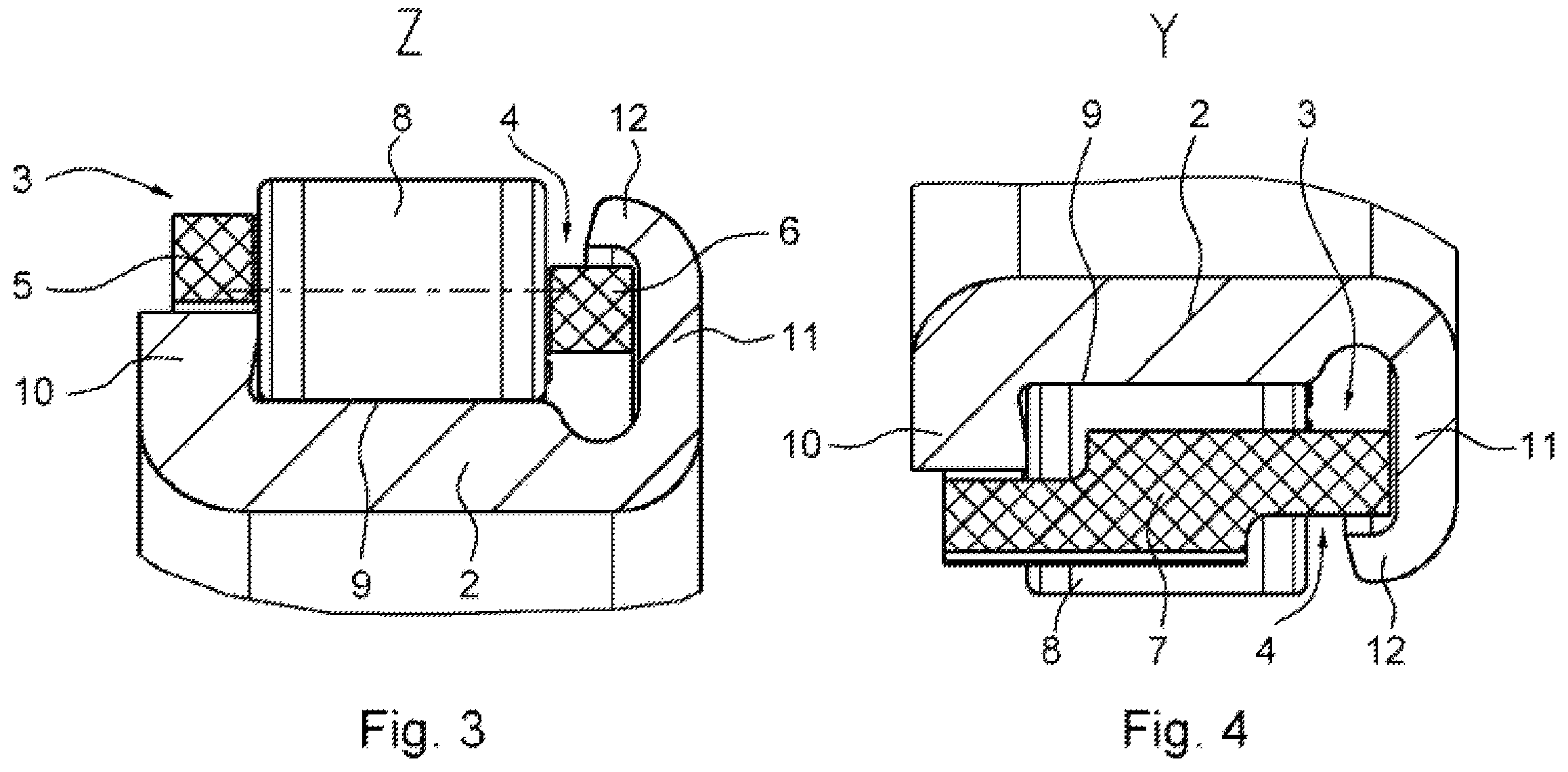 Patent US12378997 Figure 2 – Inner-ring-fastened roller sleeve and method for producing same
