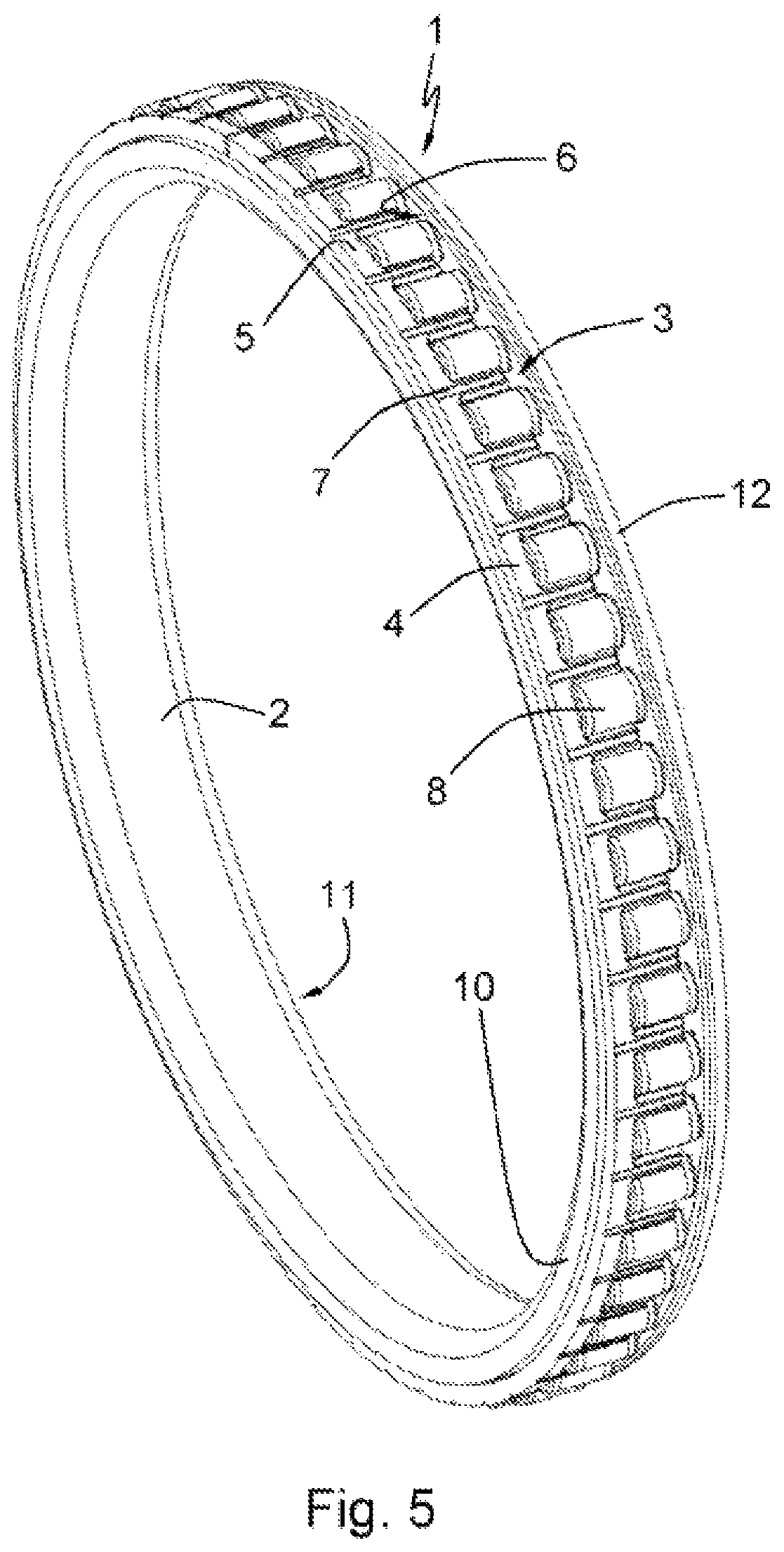 Patent US12378997 Figure 3 – Inner-ring-fastened roller sleeve and method for producing same