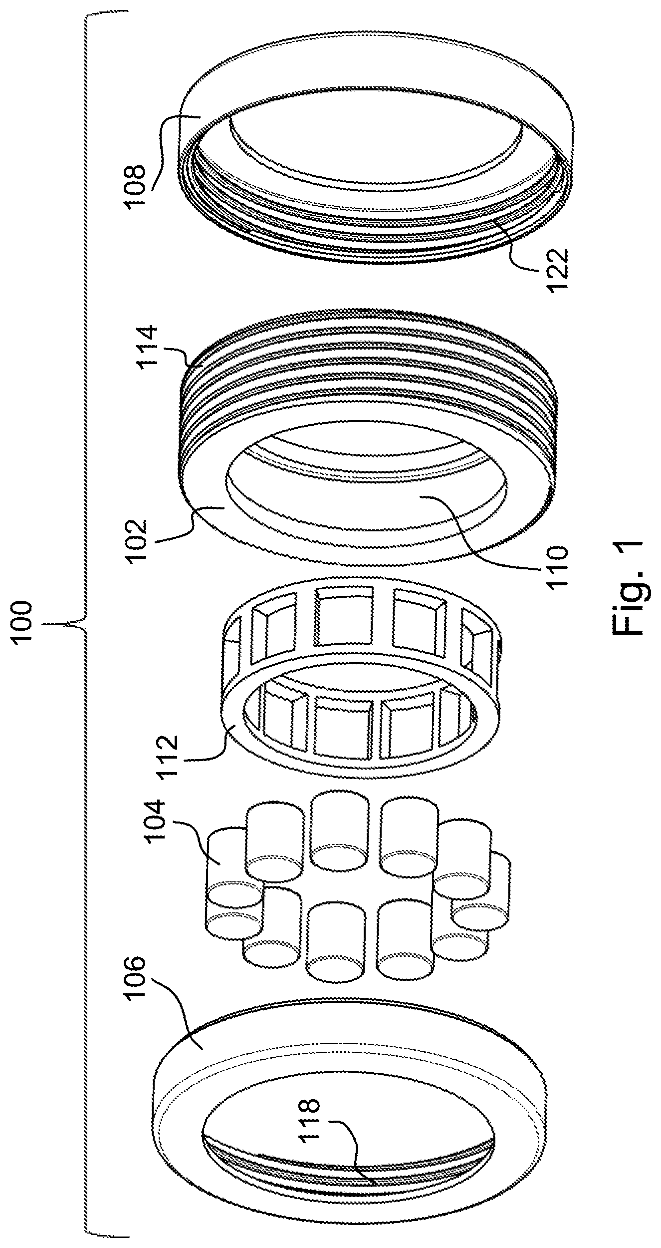 Patent US12378999 Figure 1 – Insulated bearing