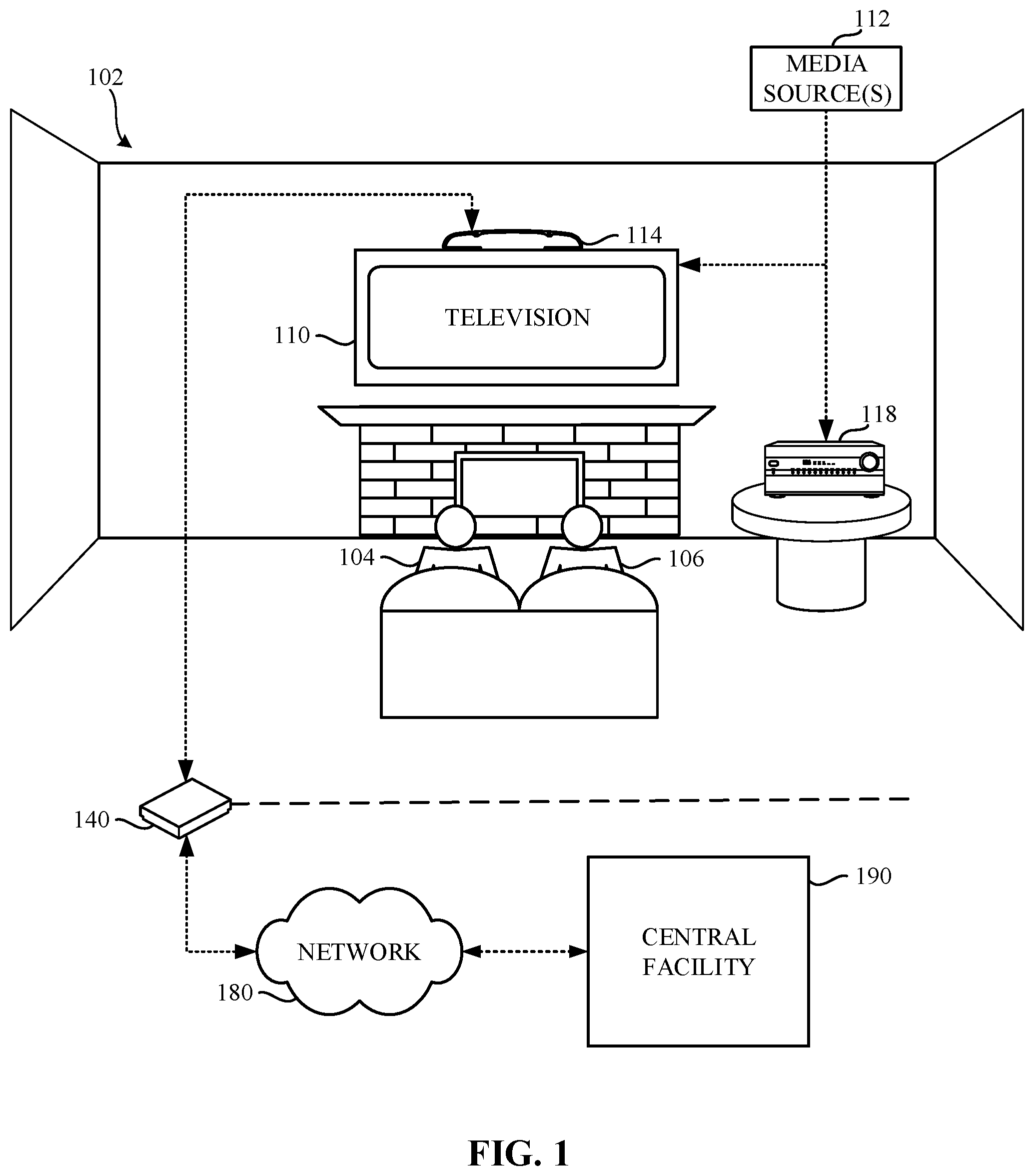 Patent US12386025 — Methods and apparatus to improve detection of audio signatures — Figure 1