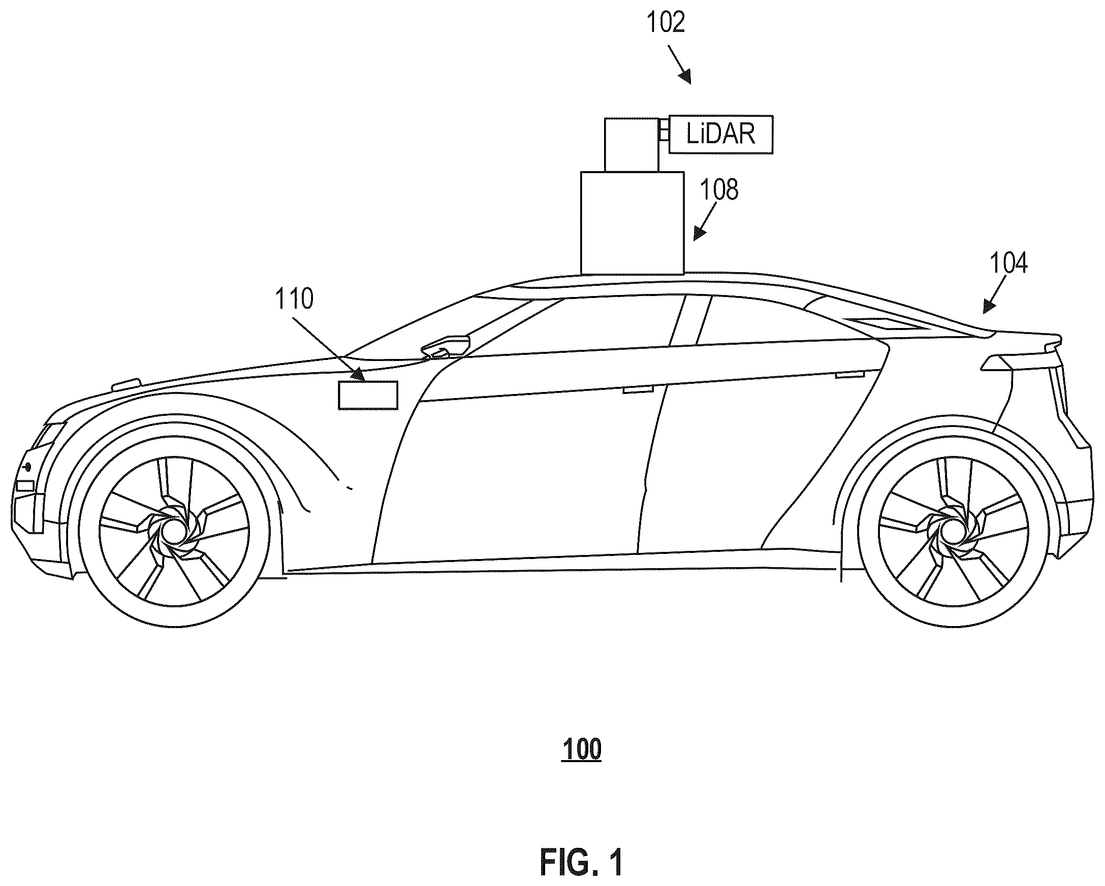 Patent US12386041 Figure 1 – Spinning LiDAR with one dimensional MEMS scanner