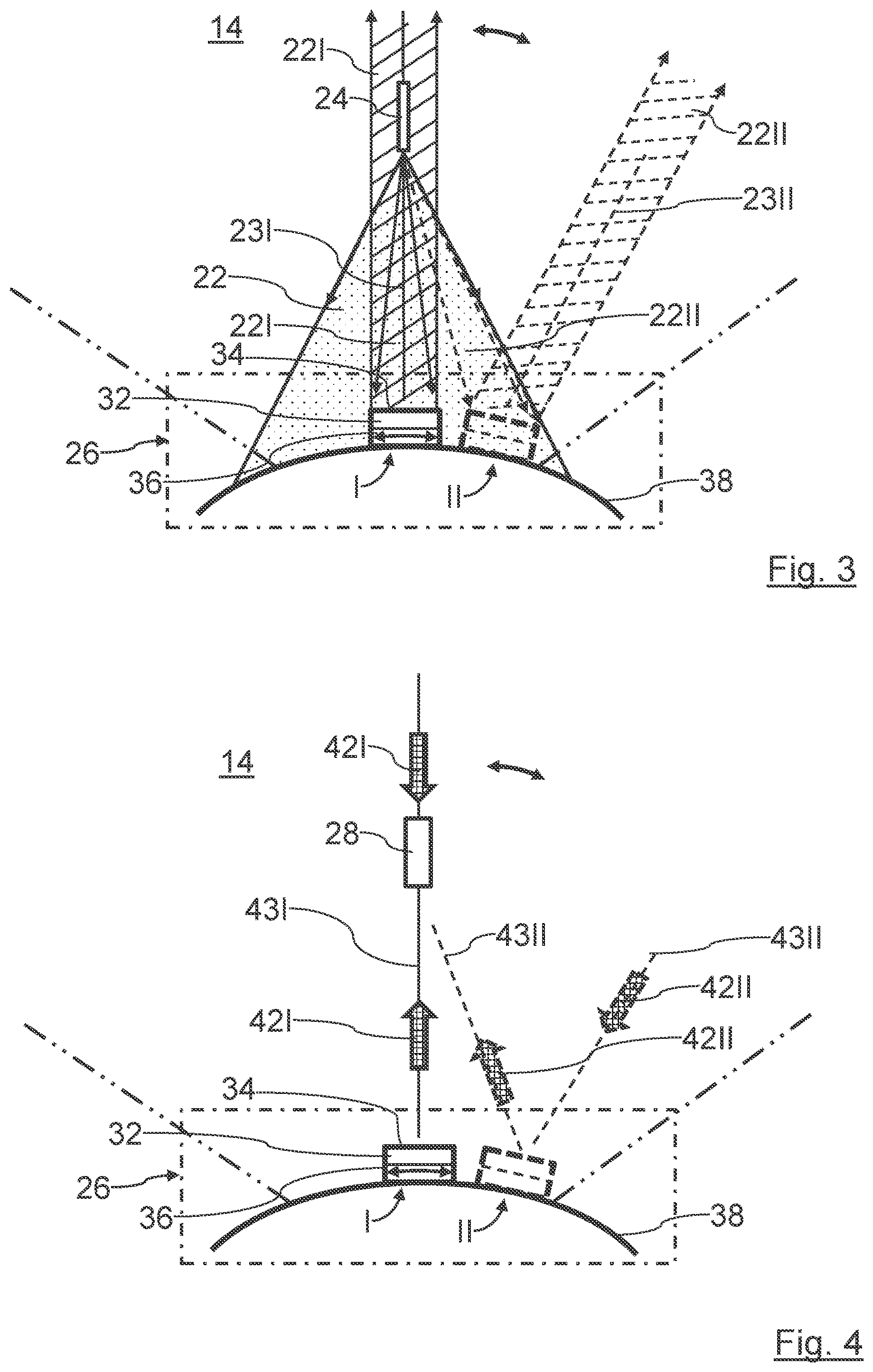 Patent US12386042 Figure 2 – Light signal deflecting device for an optical measuring system for detecting objects, measuring system, and method for operating a light signal deflecting device