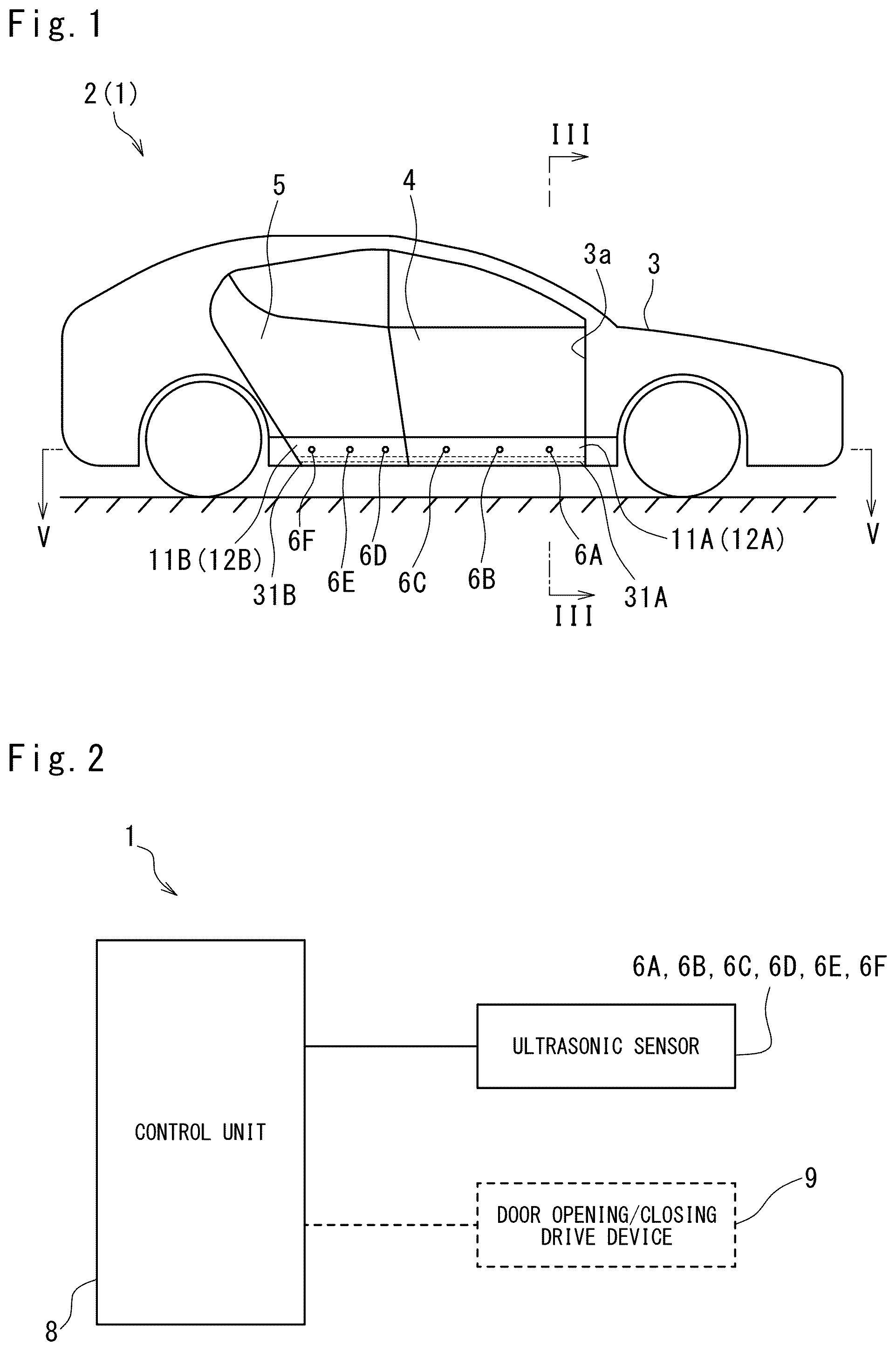Patent US12386049 Figure 1 – Ultrasonic object detection device