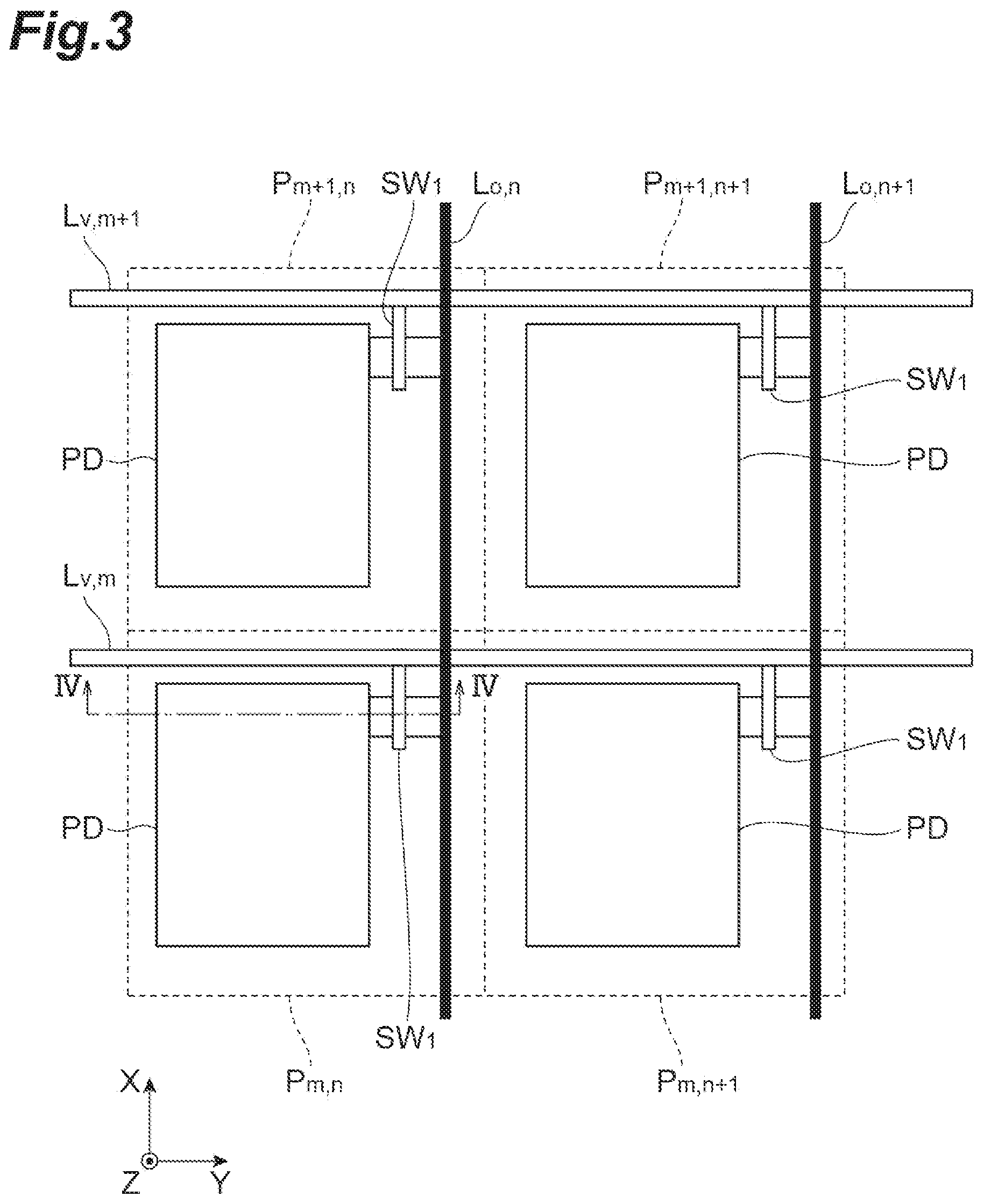 Patent US12386086 Figure 3 – Radiation imaging device