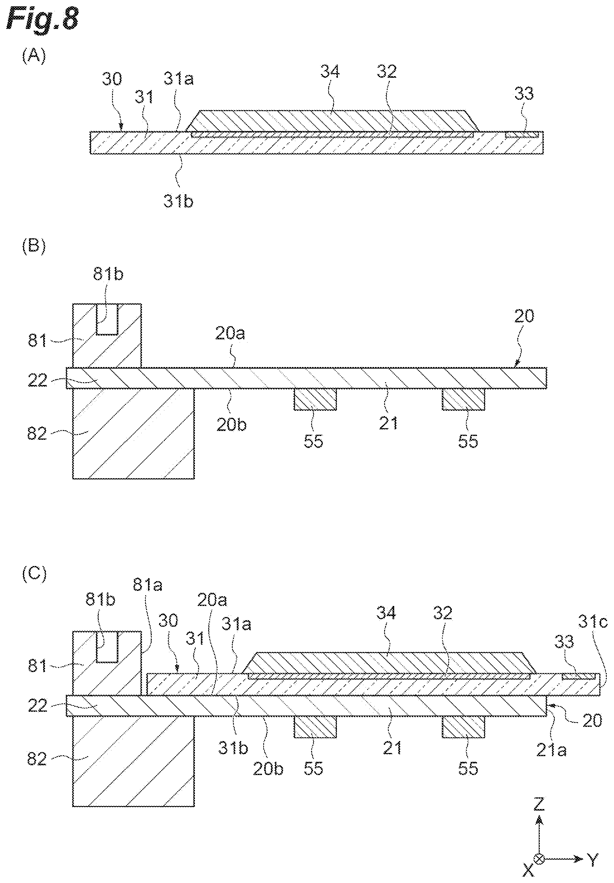 Patent US12386086 Figure 8 – Radiation imaging device