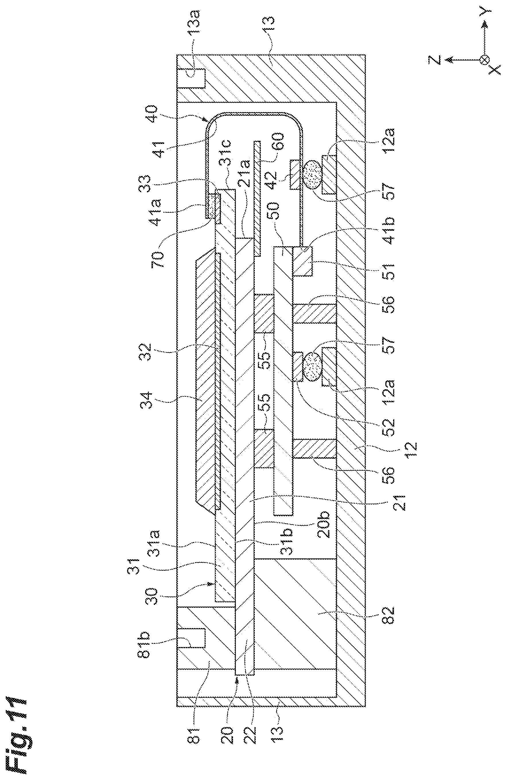 Patent US12386086 Figure 11 – Radiation imaging device