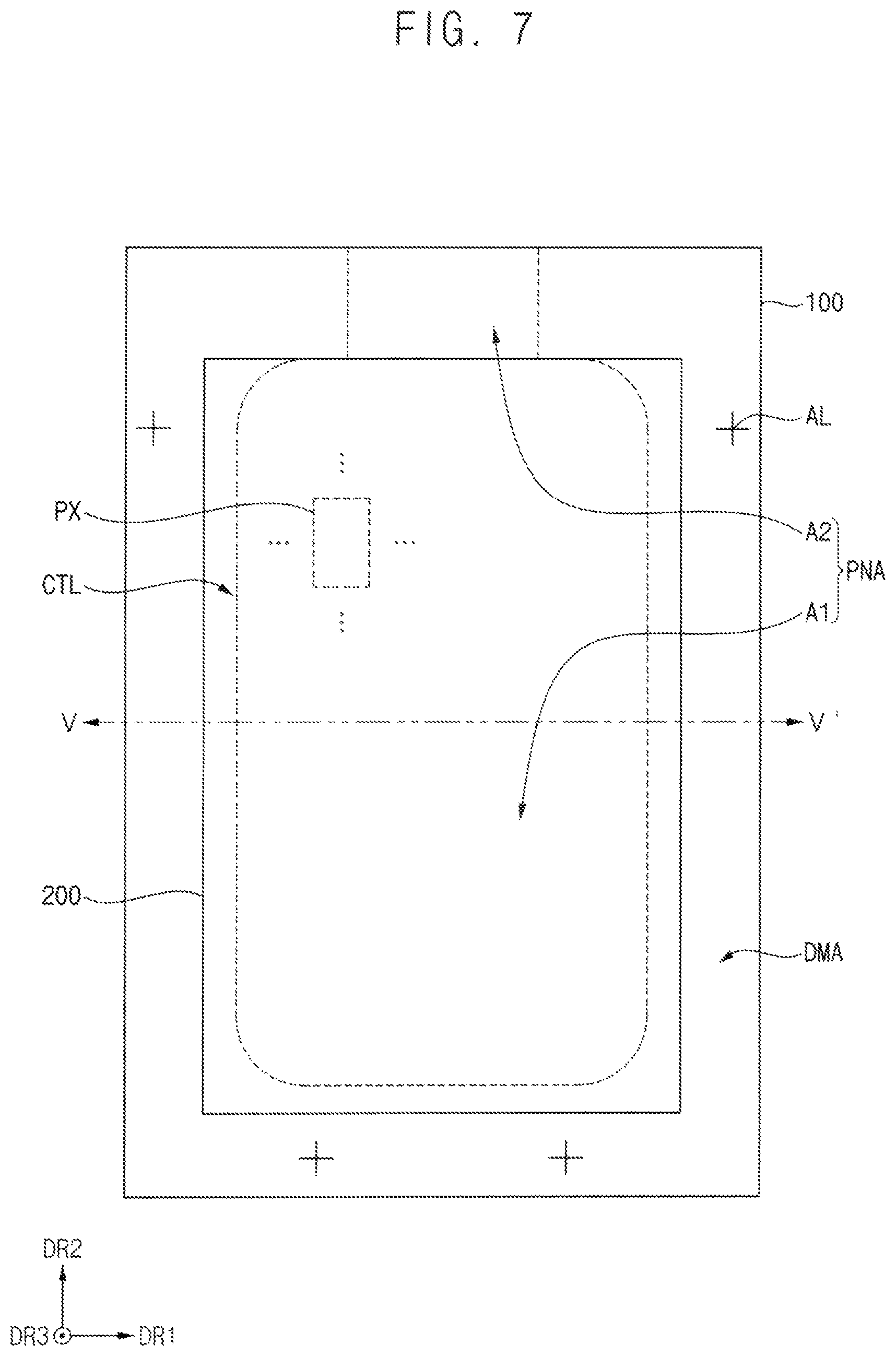 Patent US12386106 Figure 6 – Display device and manufacturing method of the same