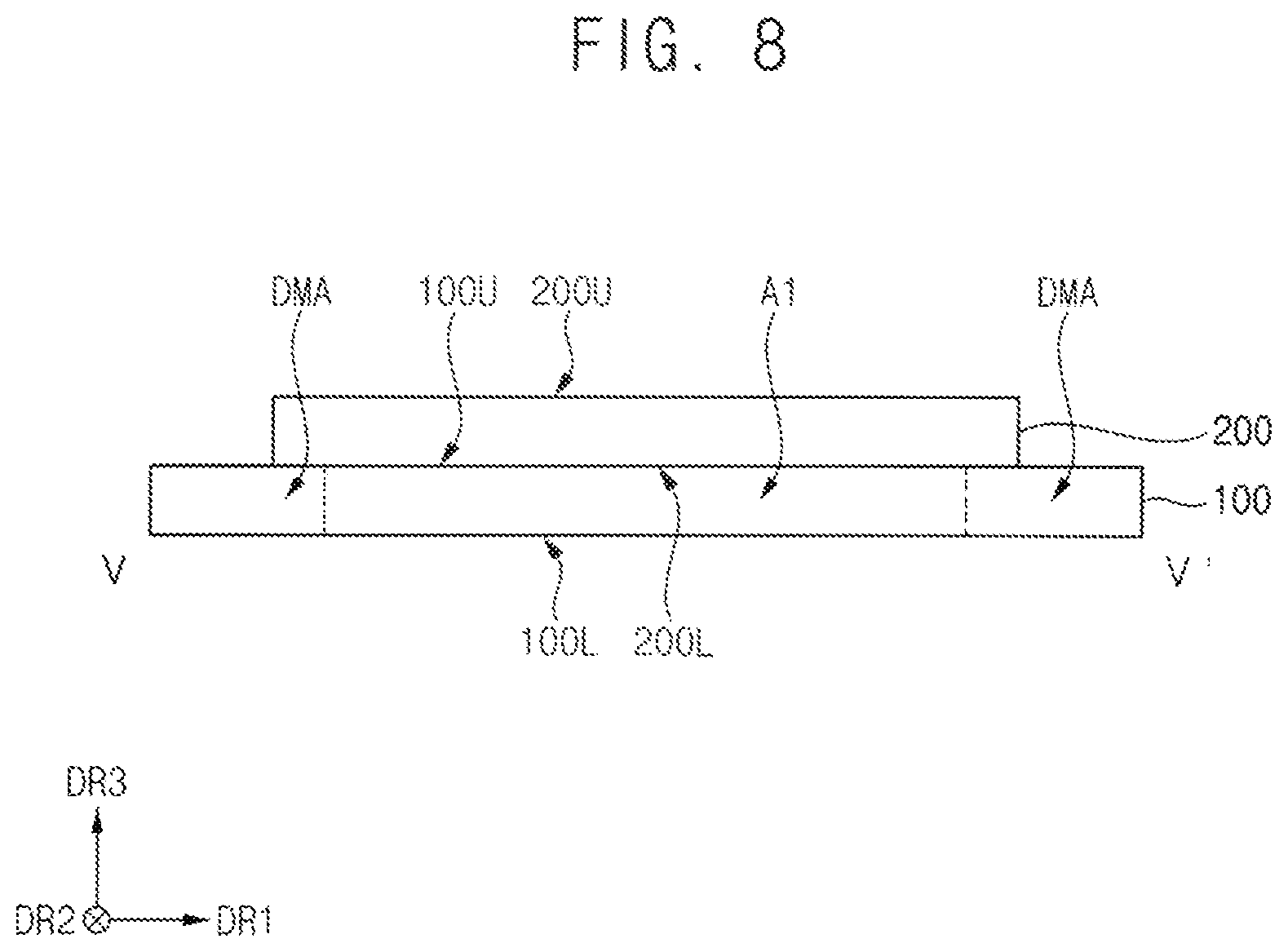 Patent US12386106 Figure 7 – Display device and manufacturing method of the same
