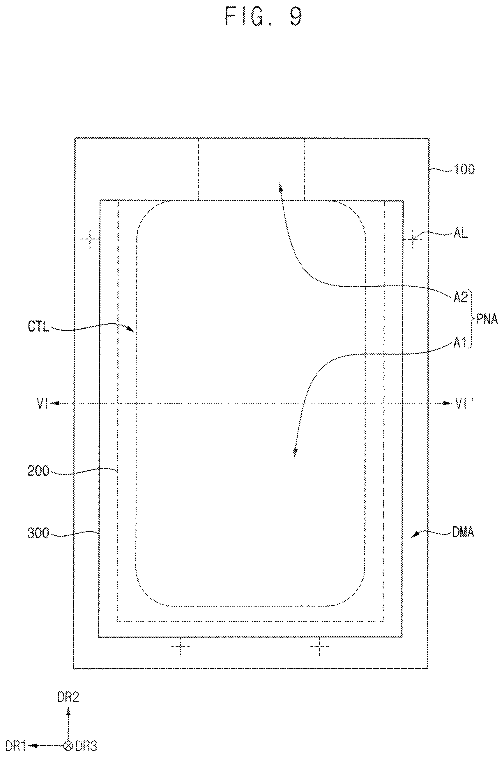 Patent US12386106 Figure 8 – Display device and manufacturing method of the same