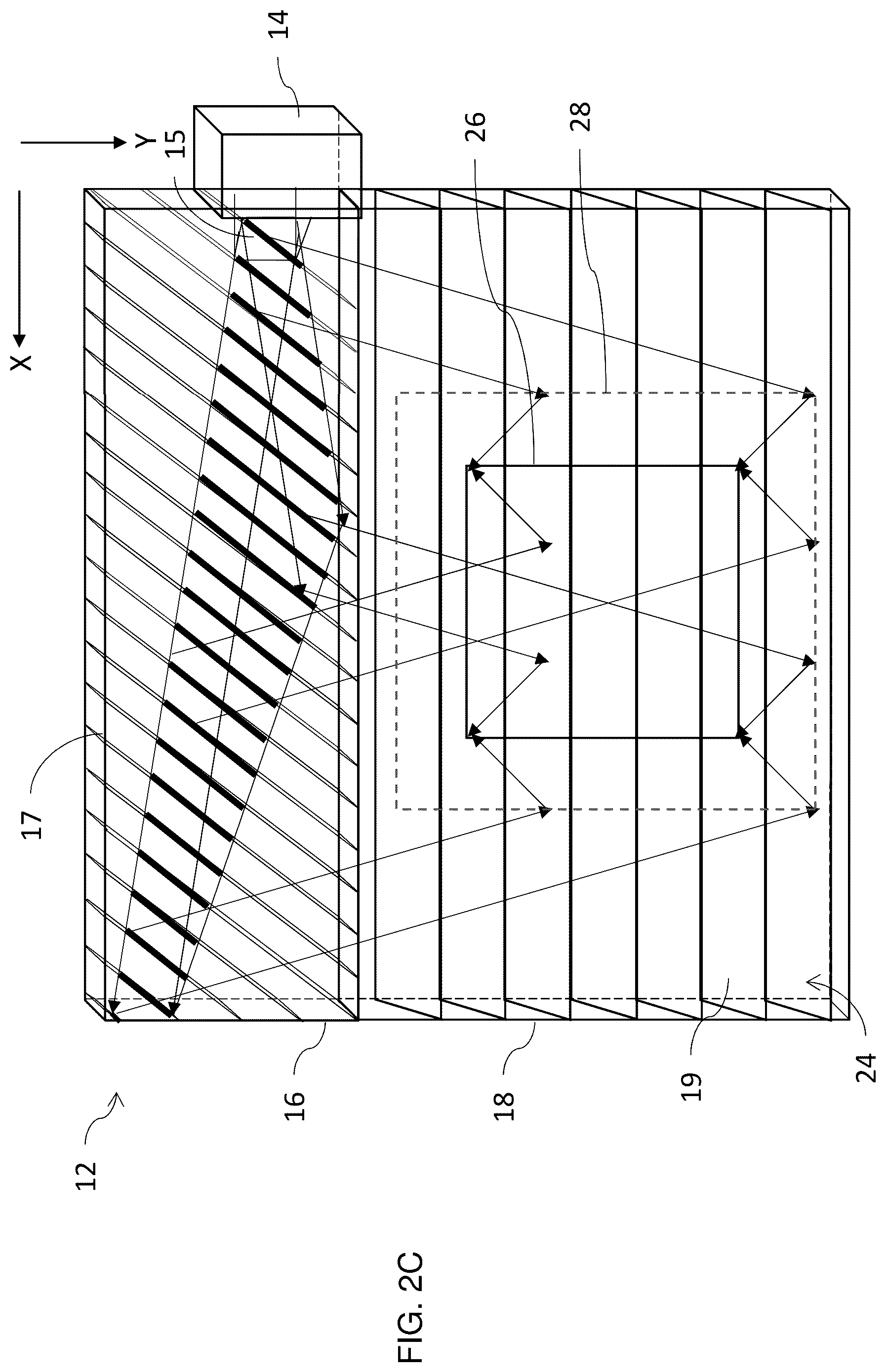 Patent US12386114 Figure 4 – Optical systems including light-guide optical elements with two-dimensional expansion