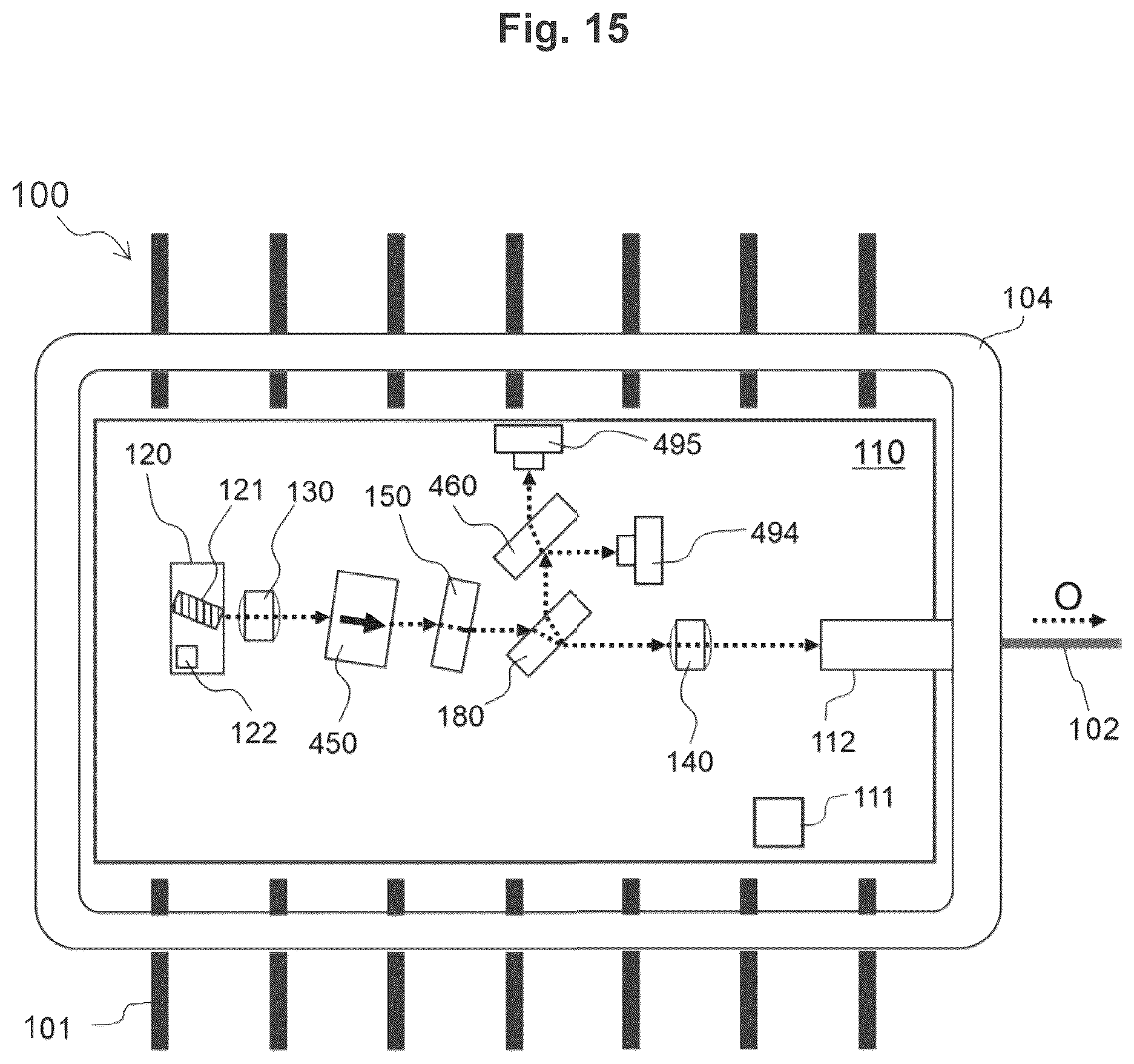Patent US12386118 Figure 12 – Wavelength-stabilized broadband light source