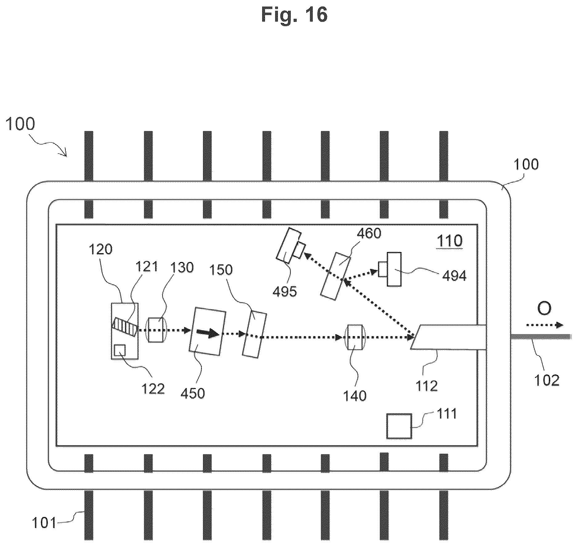 Patent US12386118 Figure 13 – Wavelength-stabilized broadband light source